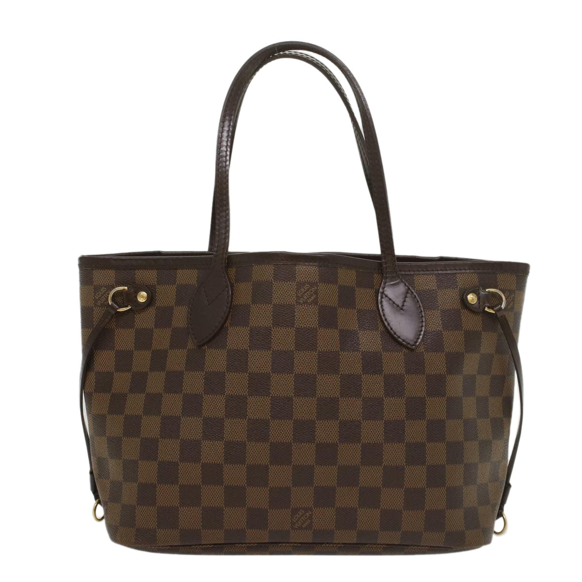 LOUIS VUITTON Damier Ebene Neverfull PM Tote Bag N51109 LV fm2798