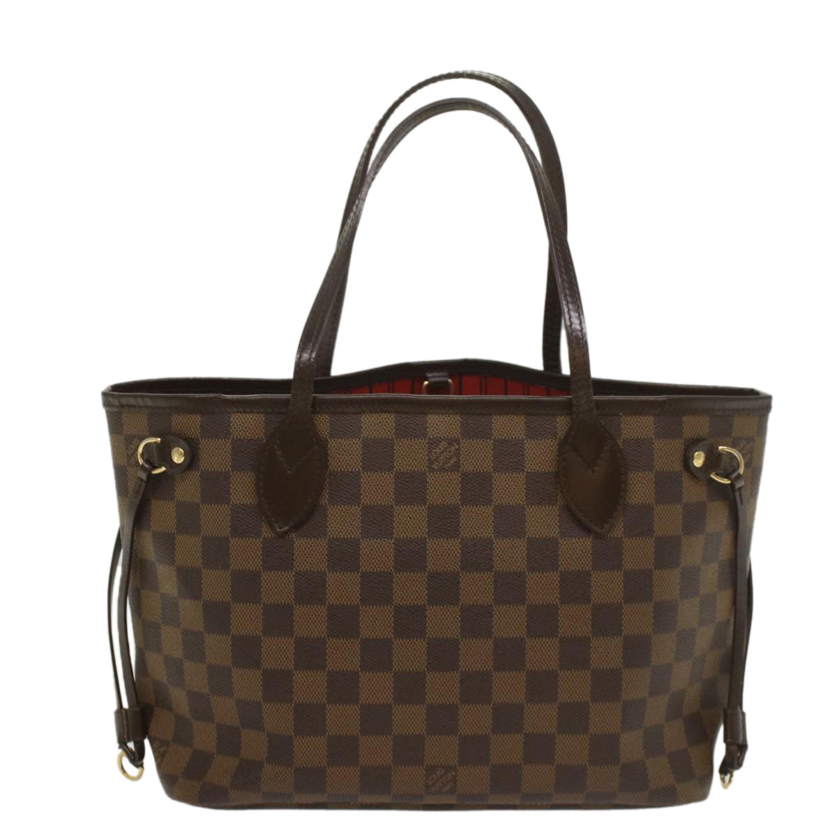 LOUIS VUITTON Damier Ebene Neverfull PM Tote Bag N51109 LV fm2798