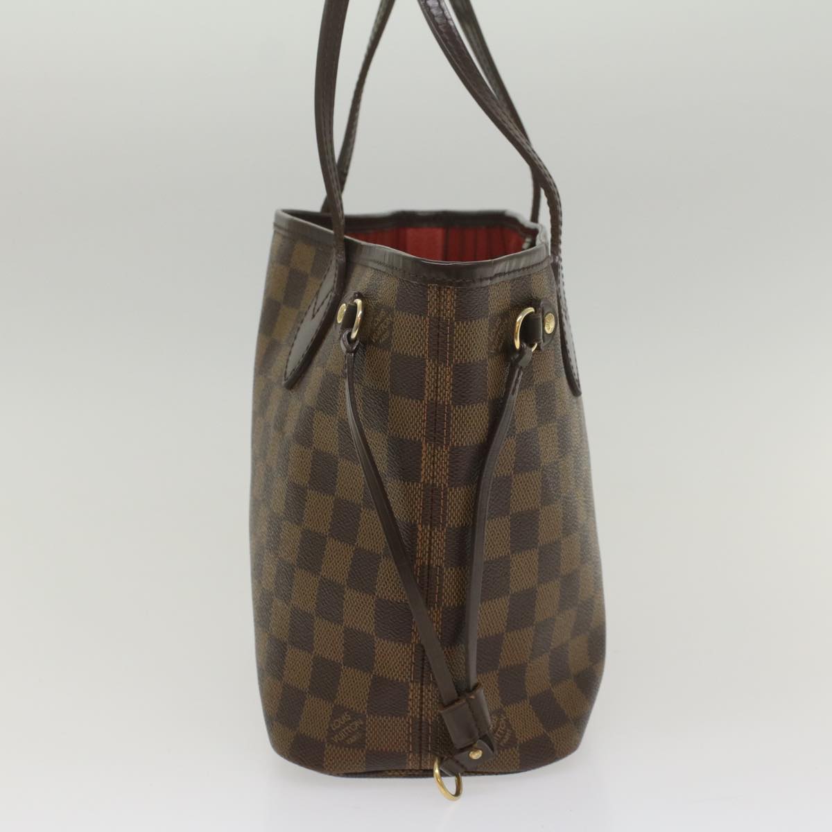 LOUIS VUITTON Damier Ebene Neverfull PM Tote Bag N51109 LV fm2798