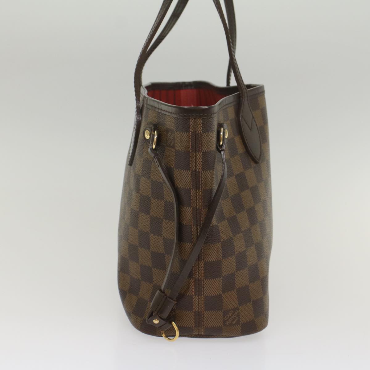 LOUIS VUITTON Damier Ebene Neverfull PM Tote Bag N51109 LV fm2798