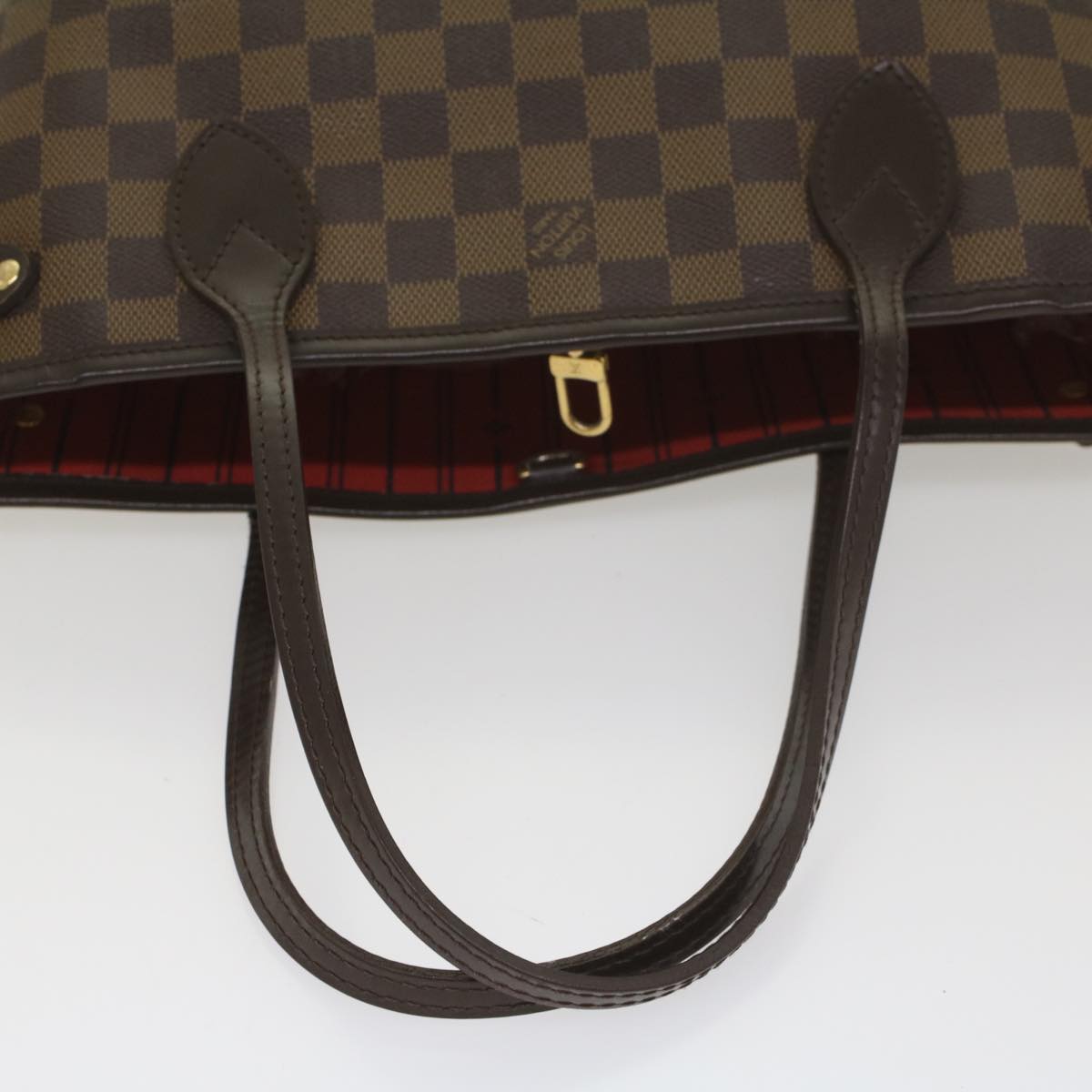 LOUIS VUITTON Damier Ebene Neverfull PM Tote Bag N51109 LV fm2798