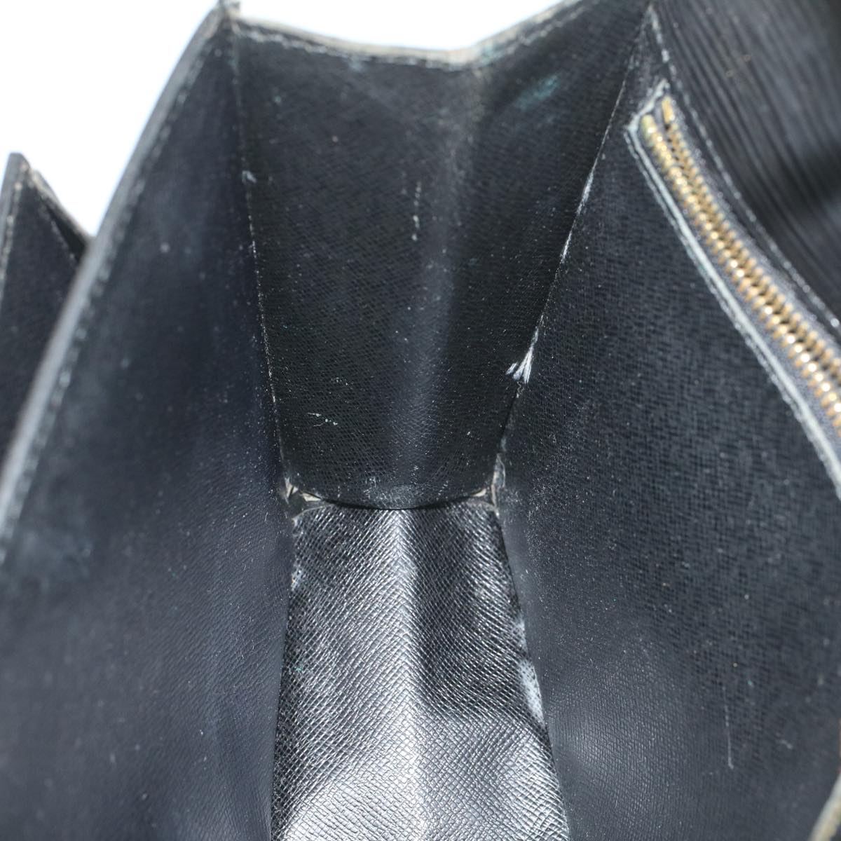 LOUIS VUITTON Epi Serie Dragonne Hand Bag Black M52612 LV fm2804