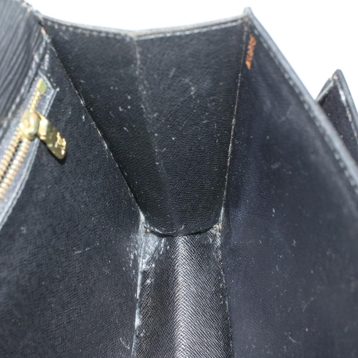 LOUIS VUITTON Epi Serie Dragonne Hand Bag Black M52612 LV fm2804