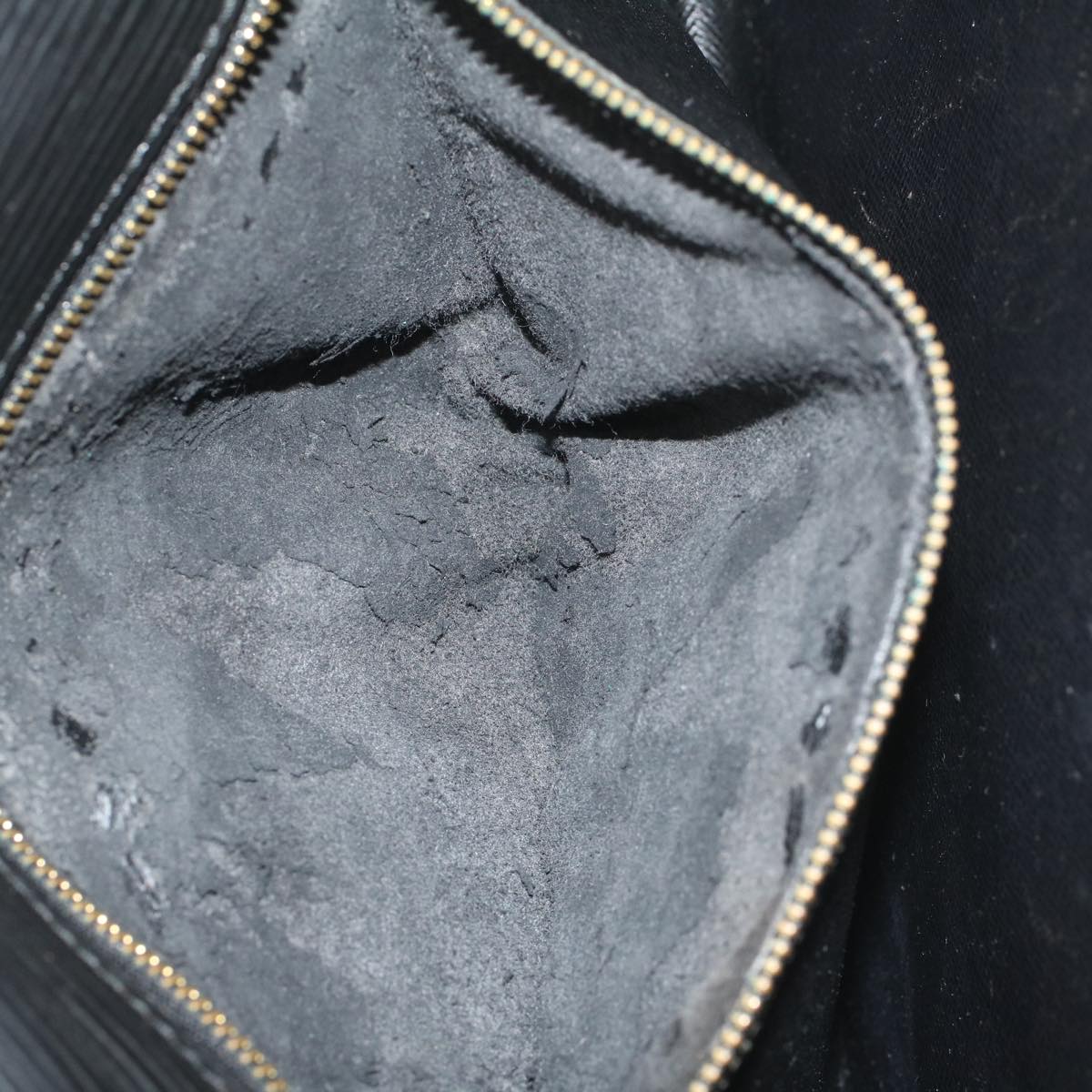 LOUIS VUITTON Epi Serie Dragonne Hand Bag Black M52612 LV fm2804
