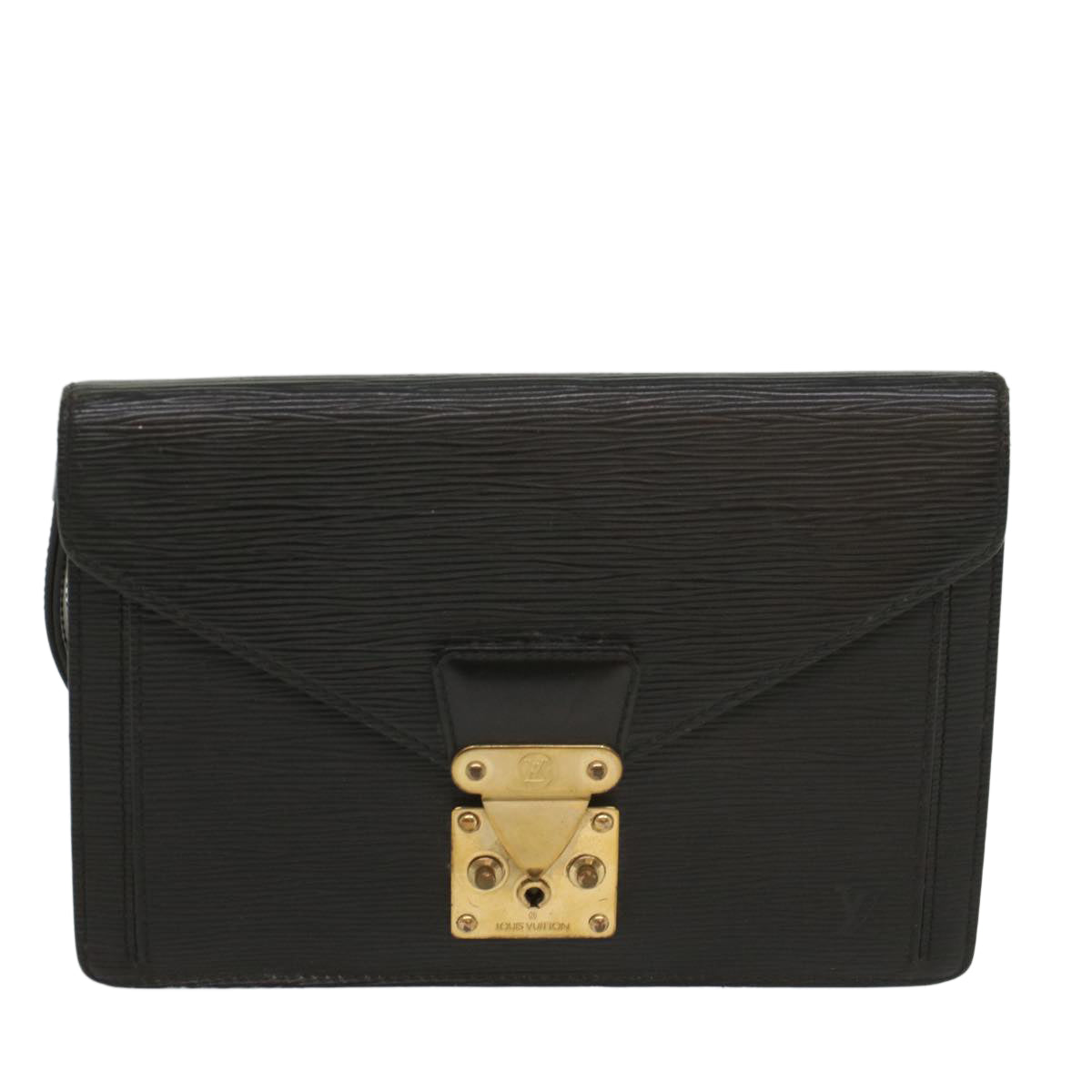 LOUIS VUITTON Epi Serie Dragonne Hand Bag Black M52612 LV fm2804
