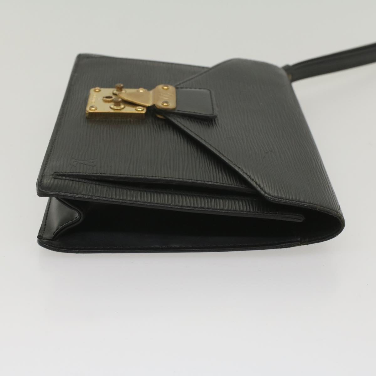 LOUIS VUITTON Epi Serie Dragonne Hand Bag Black M52612 LV fm2804