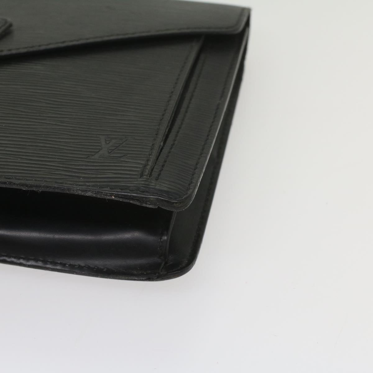 LOUIS VUITTON Epi Serie Dragonne Hand Bag Black M52612 LV fm2804
