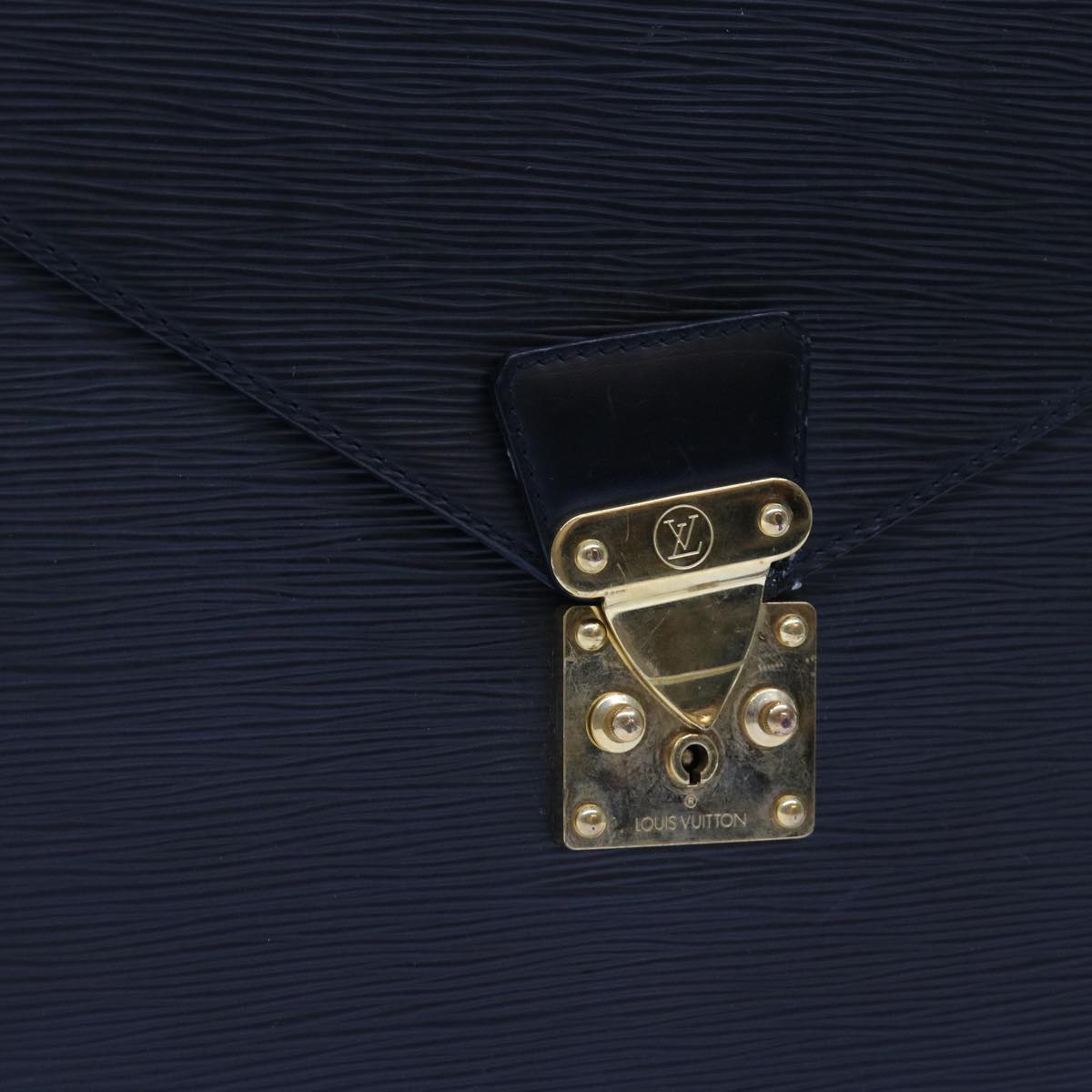 LOUIS VUITTON Epi Serviette Conseiller Briefcase Black M54422 LV fm2805