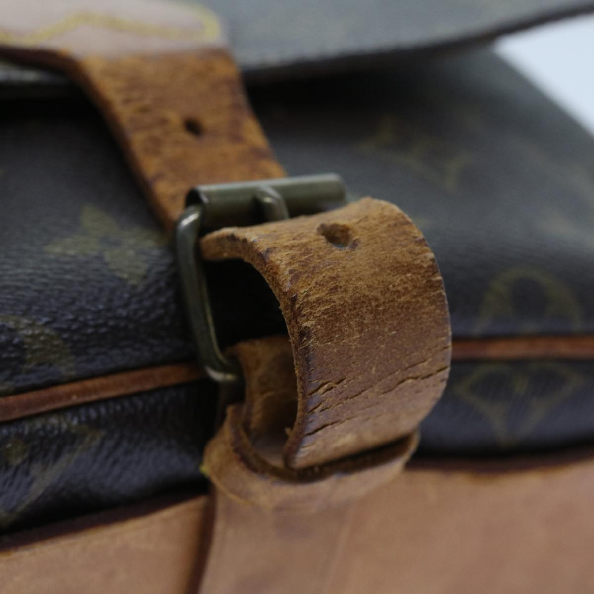 LOUIS VUITTON Monogram Cartouchiere MM Shoulder Bag M51253 LV fm2807