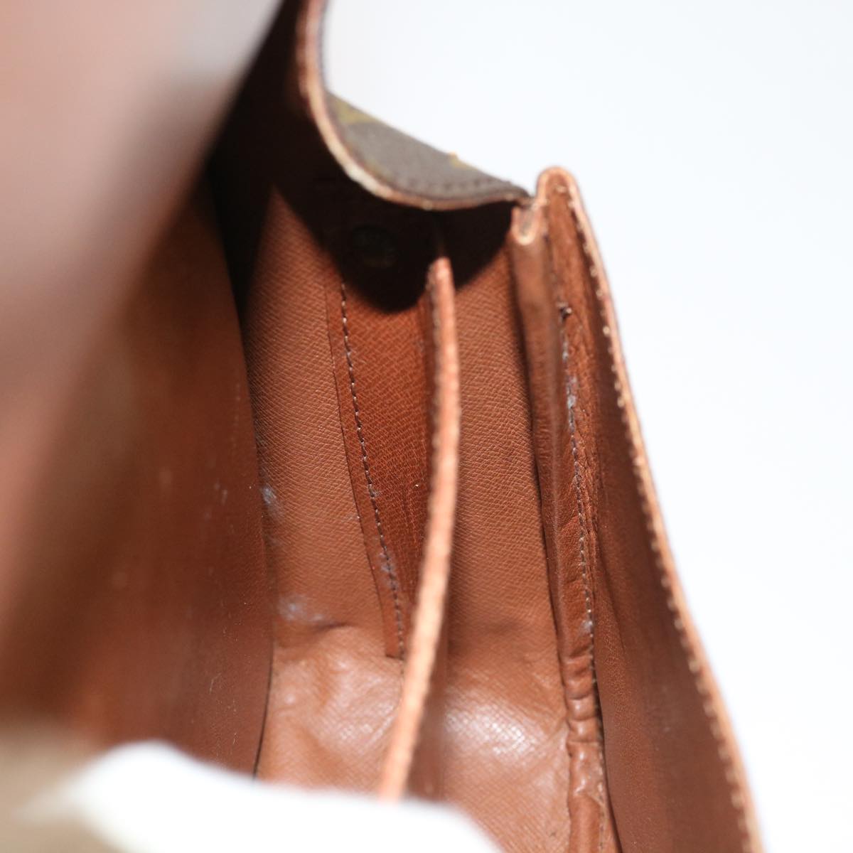 LOUIS VUITTON Monogram Cartouchiere MM Shoulder Bag M51253 LV fm2807