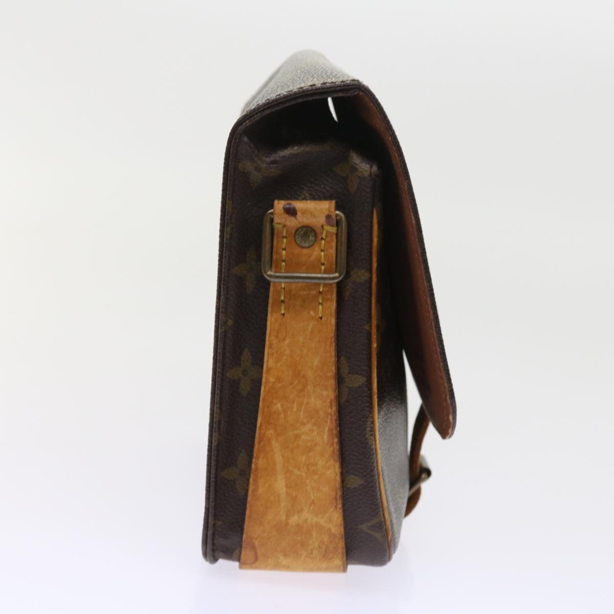 LOUIS VUITTON Monogram Cartouchiere MM Shoulder Bag M51253 LV fm2807
