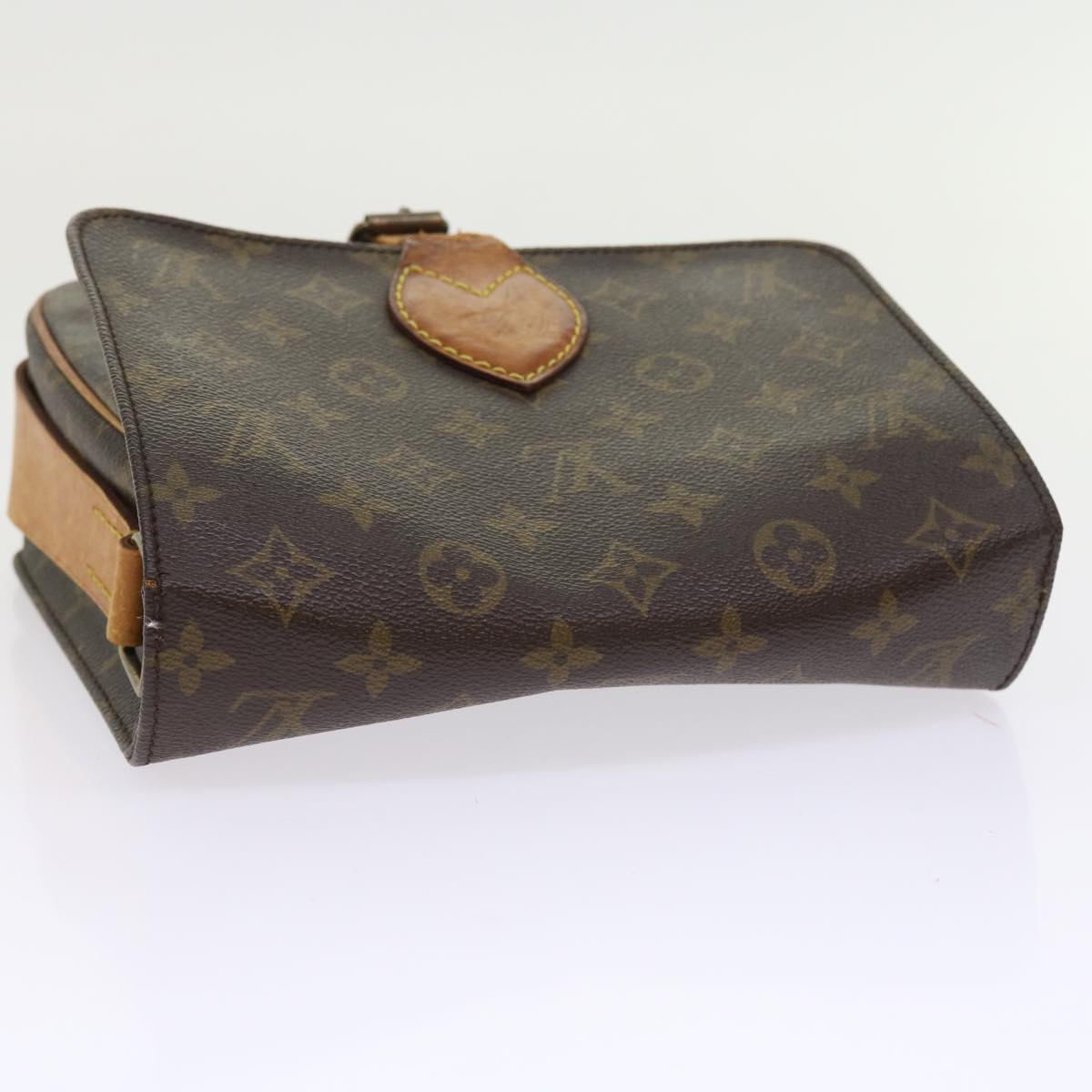 LOUIS VUITTON Monogram Cartouchiere MM Shoulder Bag M51253 LV fm2807