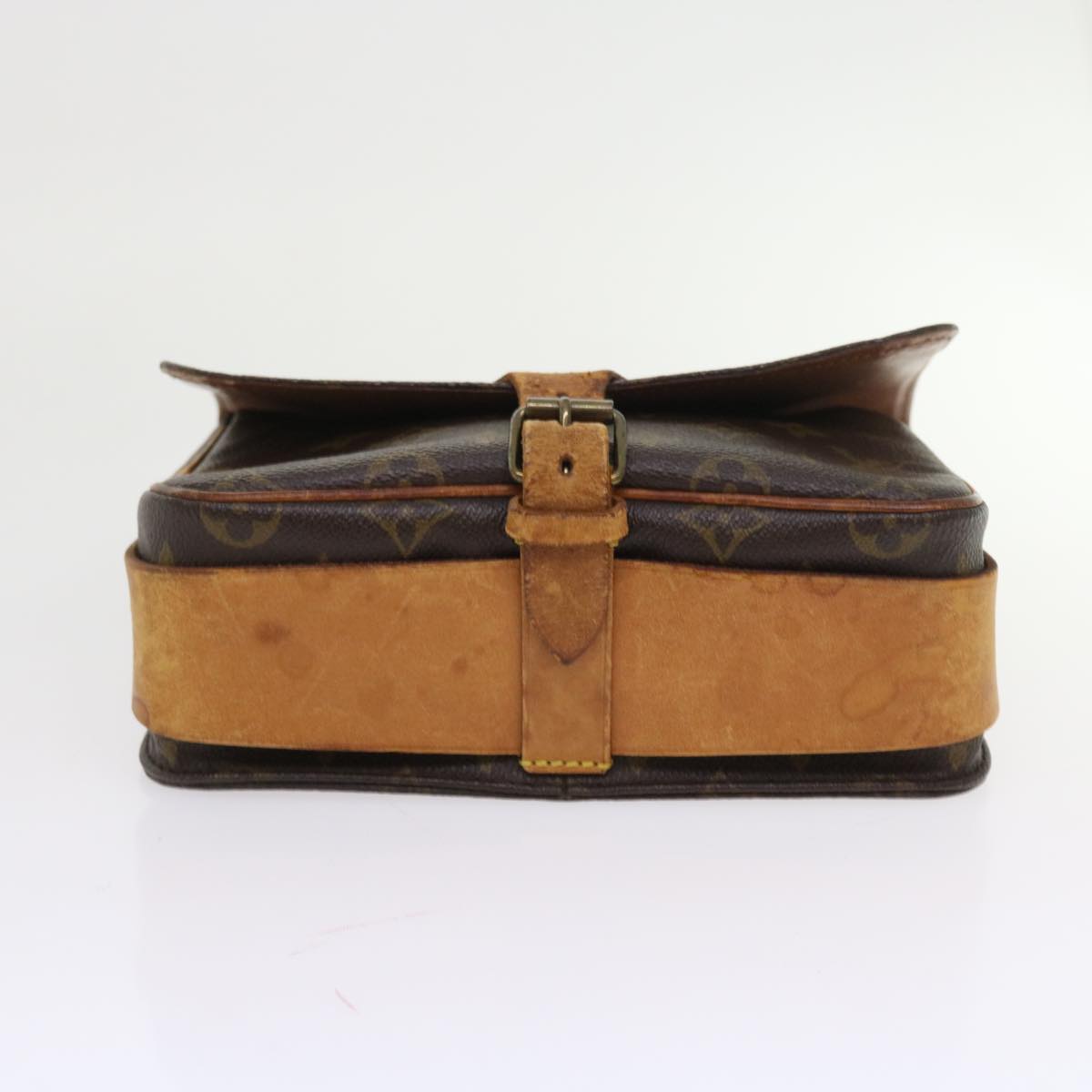 LOUIS VUITTON Monogram Cartouchiere MM Shoulder Bag M51253 LV fm2807