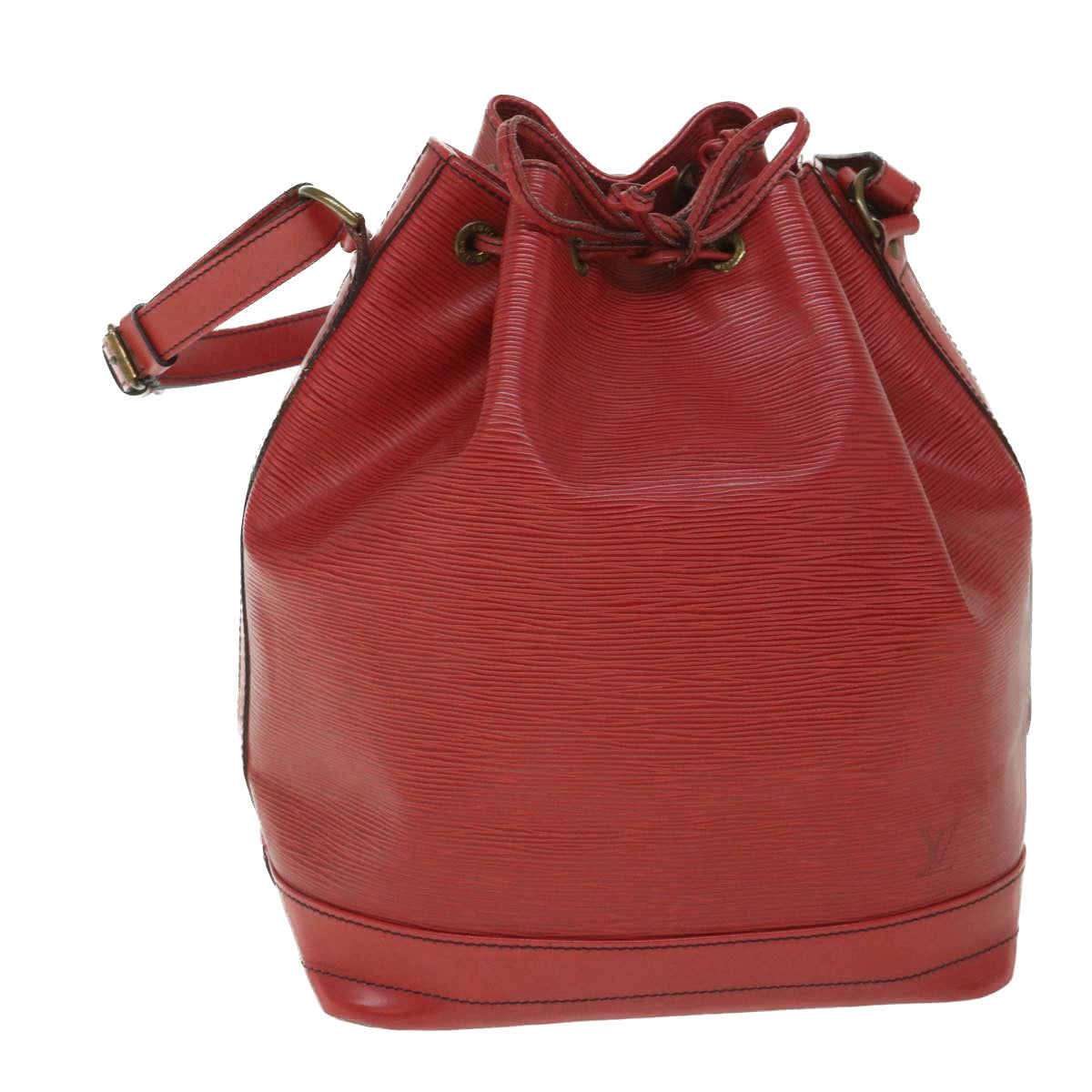 LOUIS VUITTON Epi Noe Shoulder Bag Red M44007 LV fm2810