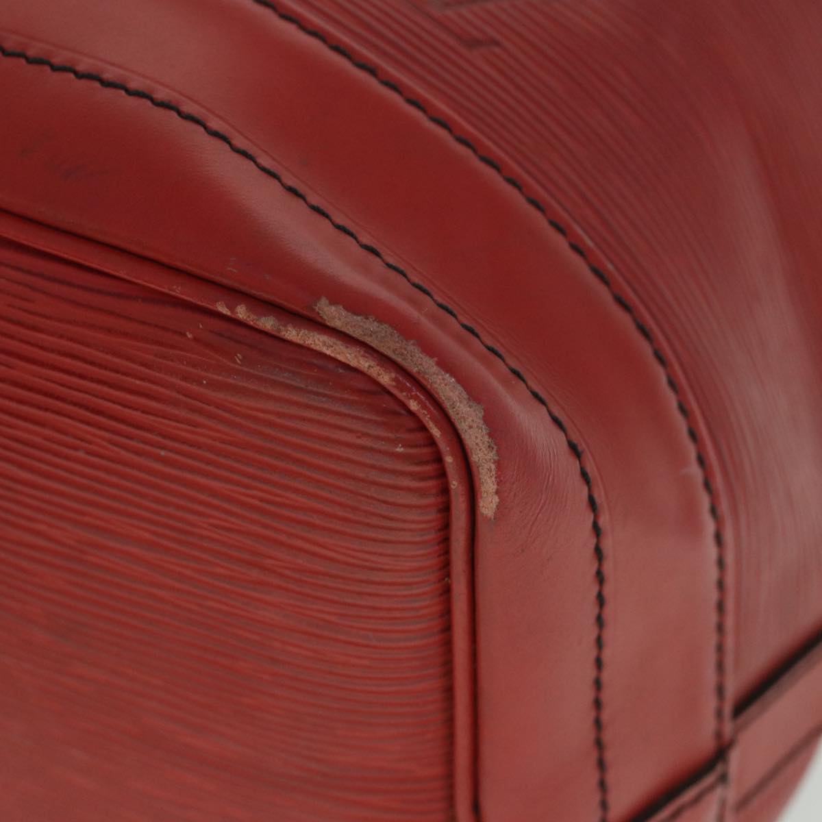 LOUIS VUITTON Epi Noe Shoulder Bag Red M44007 LV fm2810