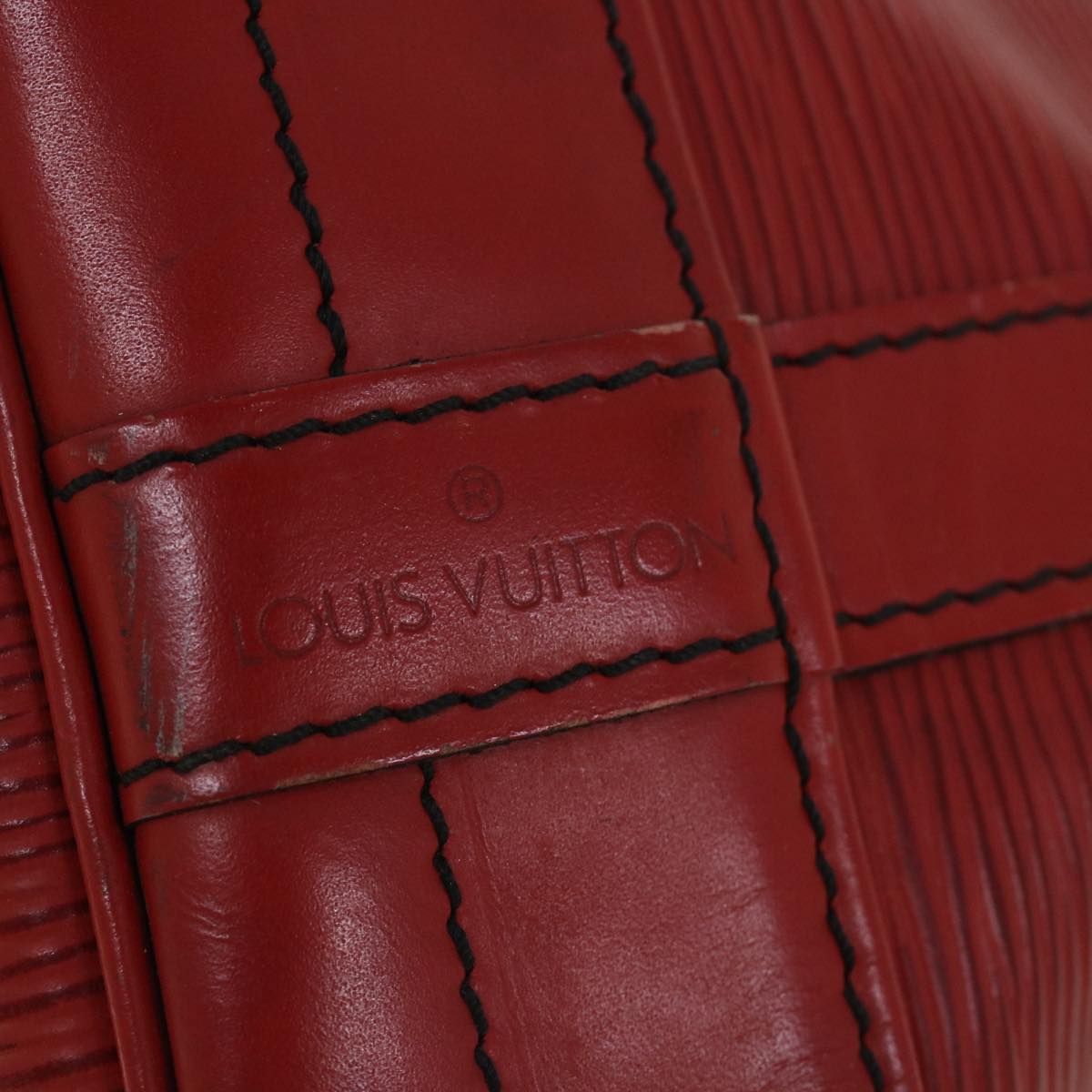 LOUIS VUITTON Epi Noe Shoulder Bag Red M44007 LV fm2810