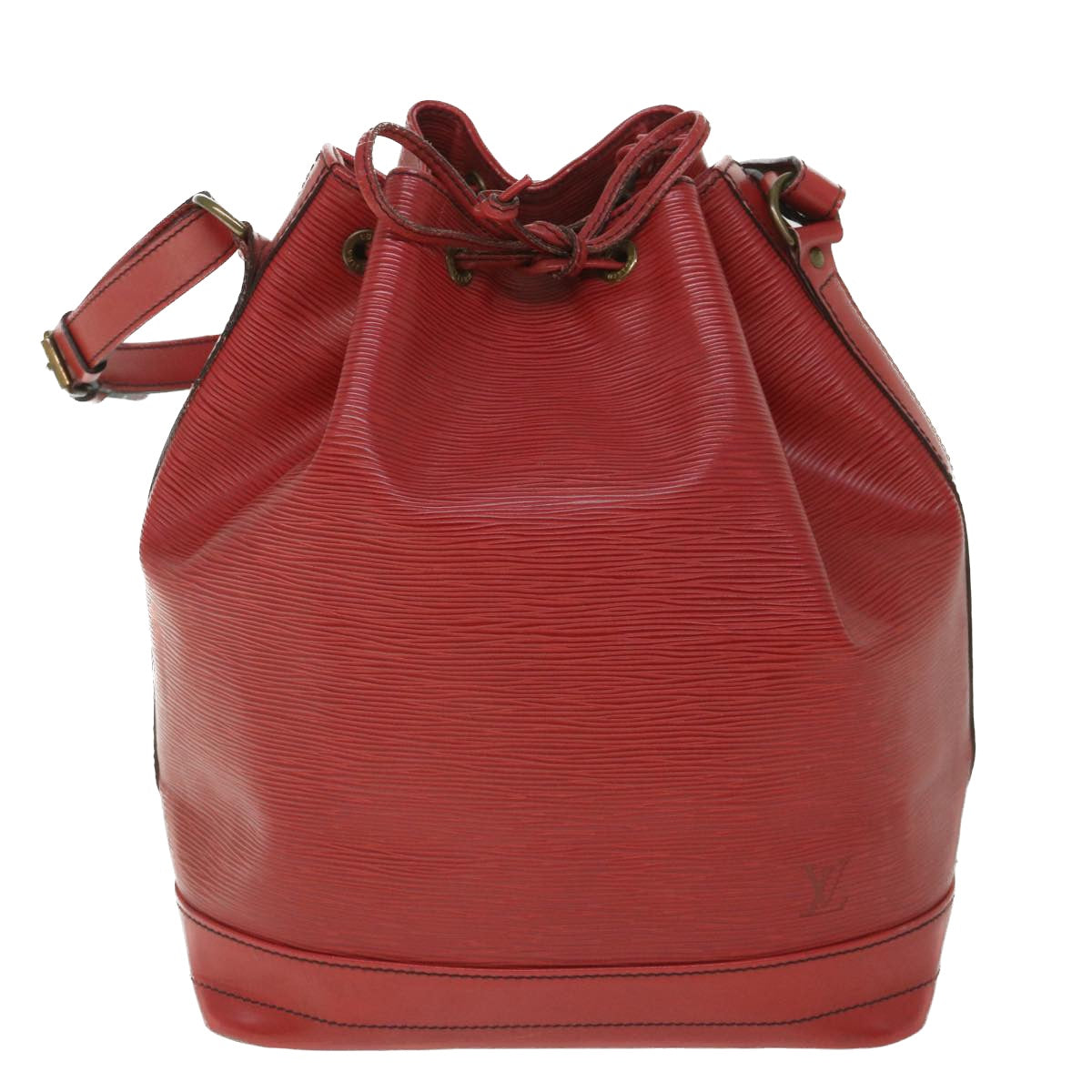 LOUIS VUITTON Epi Noe Shoulder Bag Red M44007 LV fm2810