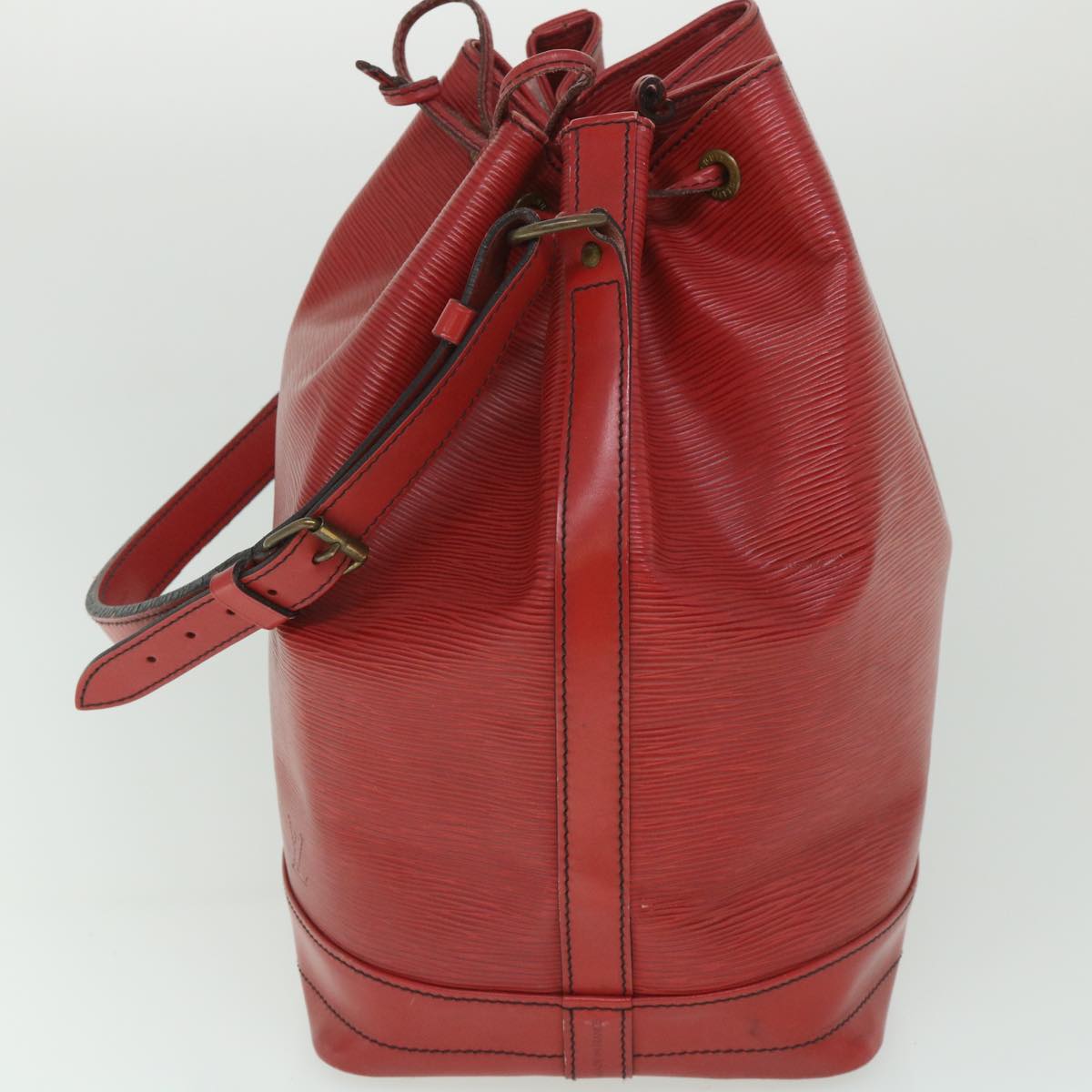 LOUIS VUITTON Epi Noe Shoulder Bag Red M44007 LV fm2810