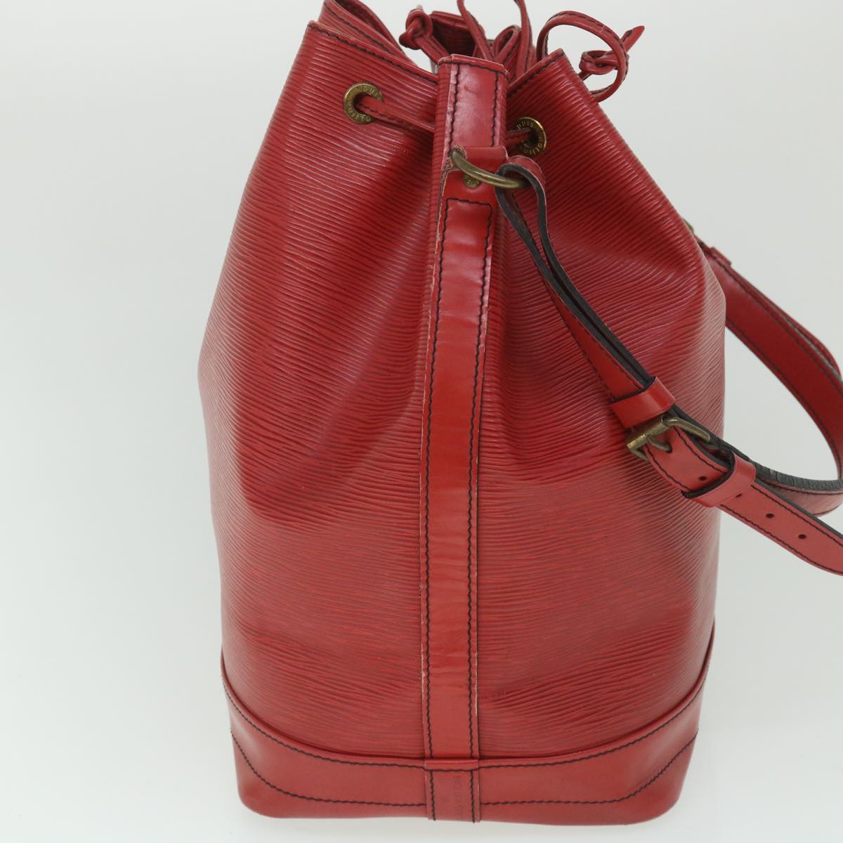LOUIS VUITTON Epi Noe Shoulder Bag Red M44007 LV fm2810