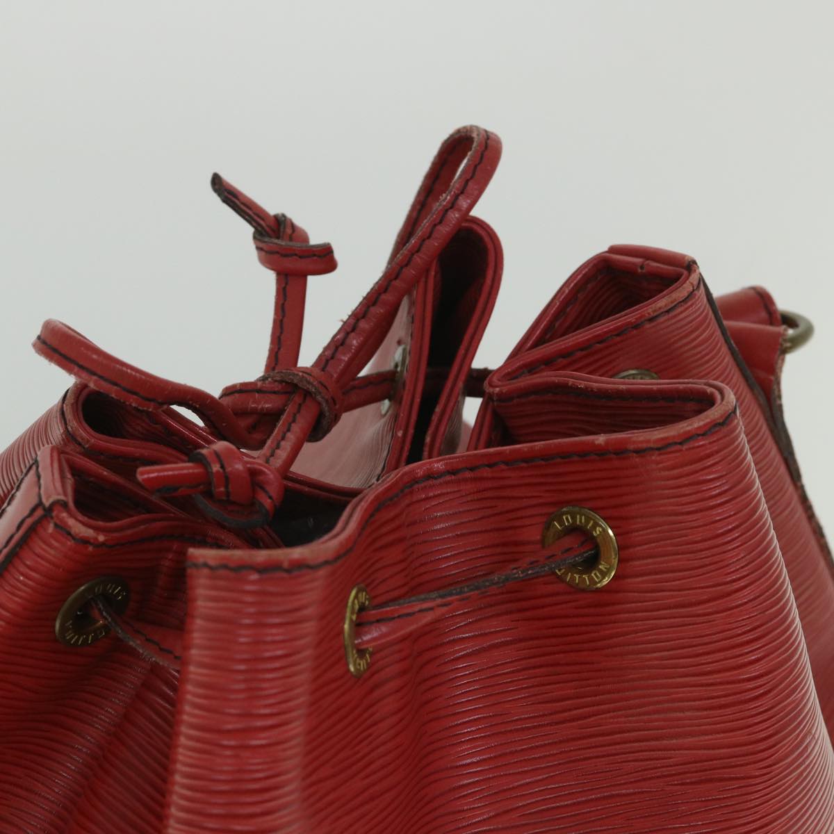 LOUIS VUITTON Epi Noe Shoulder Bag Red M44007 LV fm2810