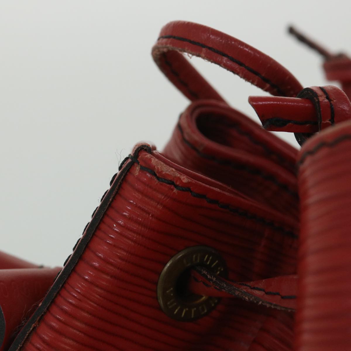 LOUIS VUITTON Epi Noe Shoulder Bag Red M44007 LV fm2810