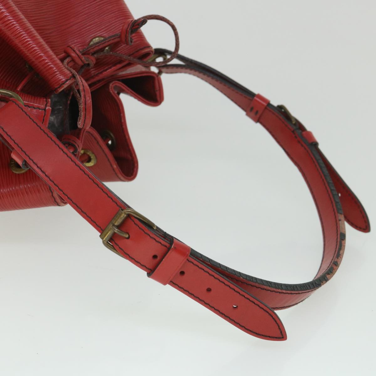 LOUIS VUITTON Epi Noe Shoulder Bag Red M44007 LV fm2810