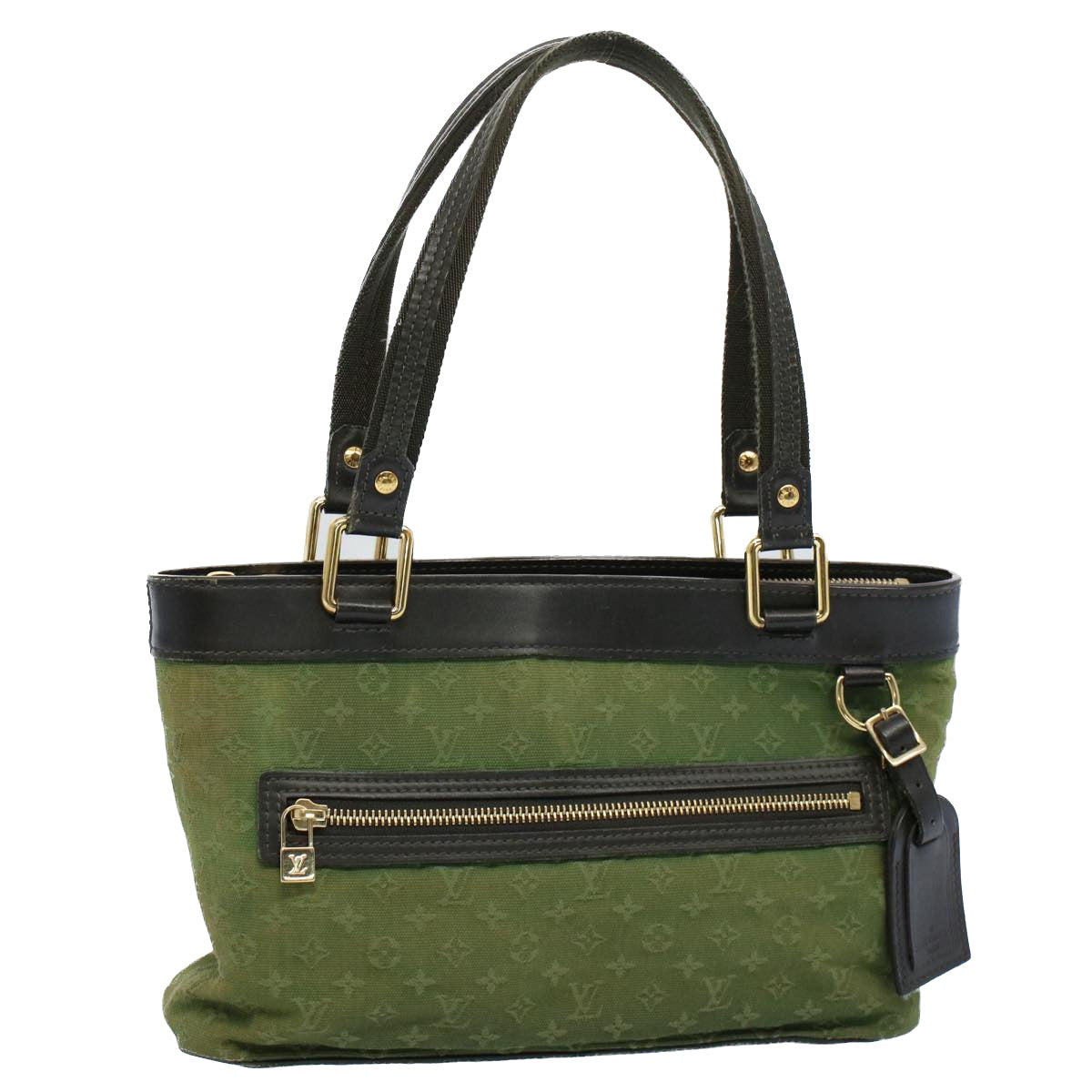 LOUIS VUITTON Monogram Mini Lucille PM Hand Bag TST Khaki M92682 LV fm2811