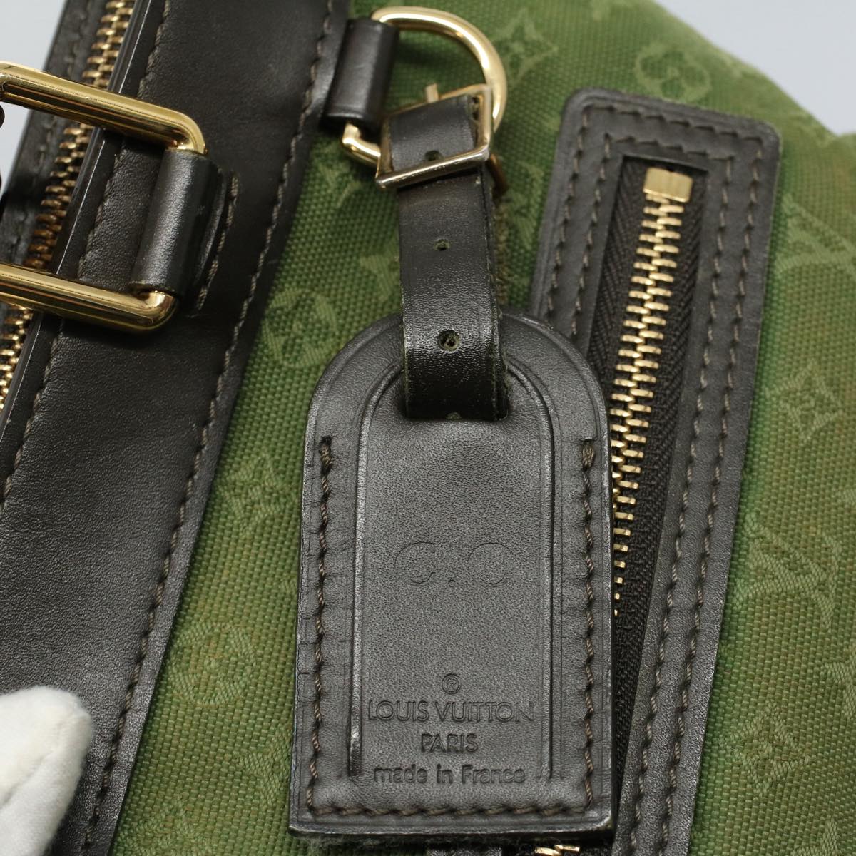 LOUIS VUITTON Monogram Mini Lucille PM Hand Bag TST Khaki M92682 LV fm2811