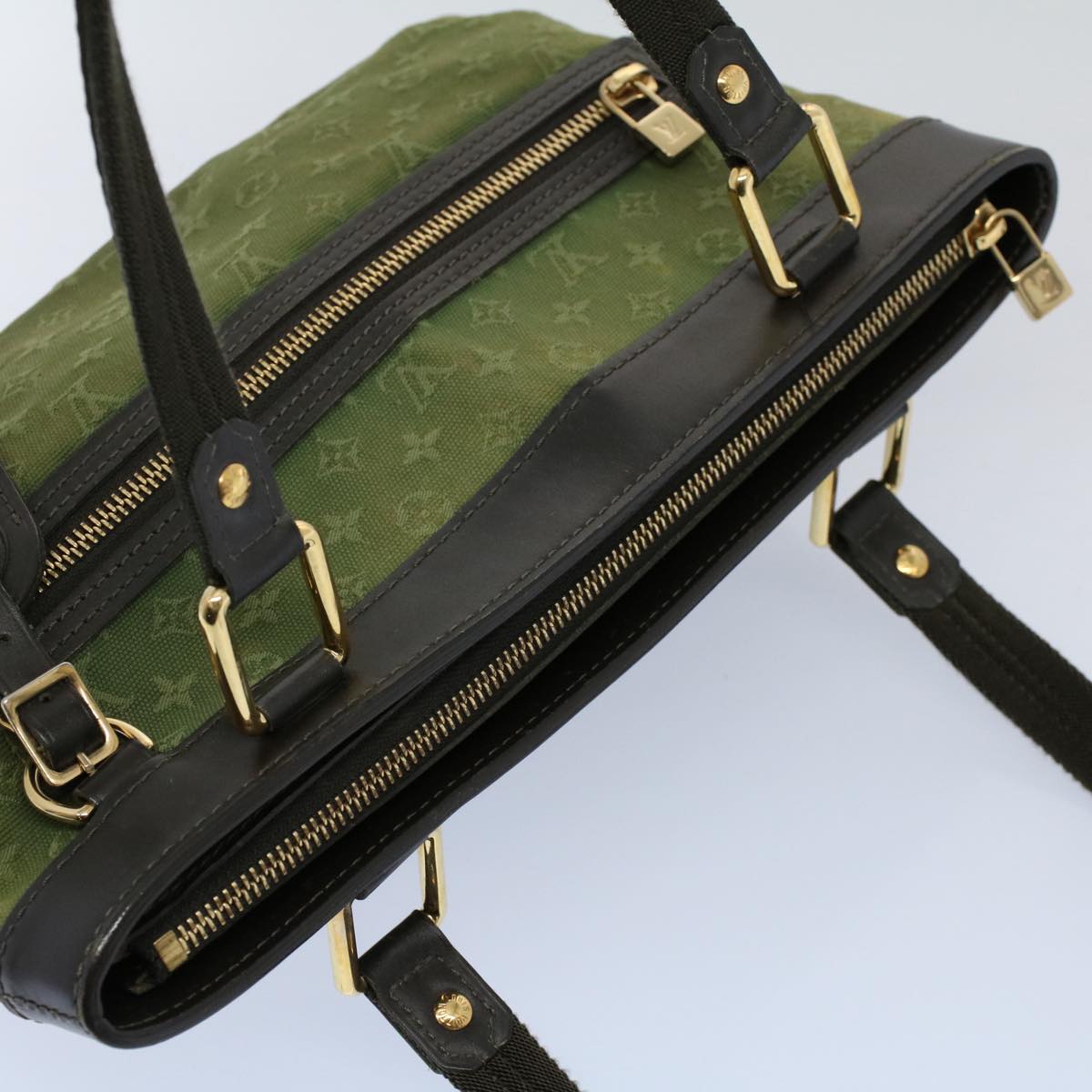 LOUIS VUITTON Monogram Mini Lucille PM Hand Bag TST Khaki M92682 LV fm2811