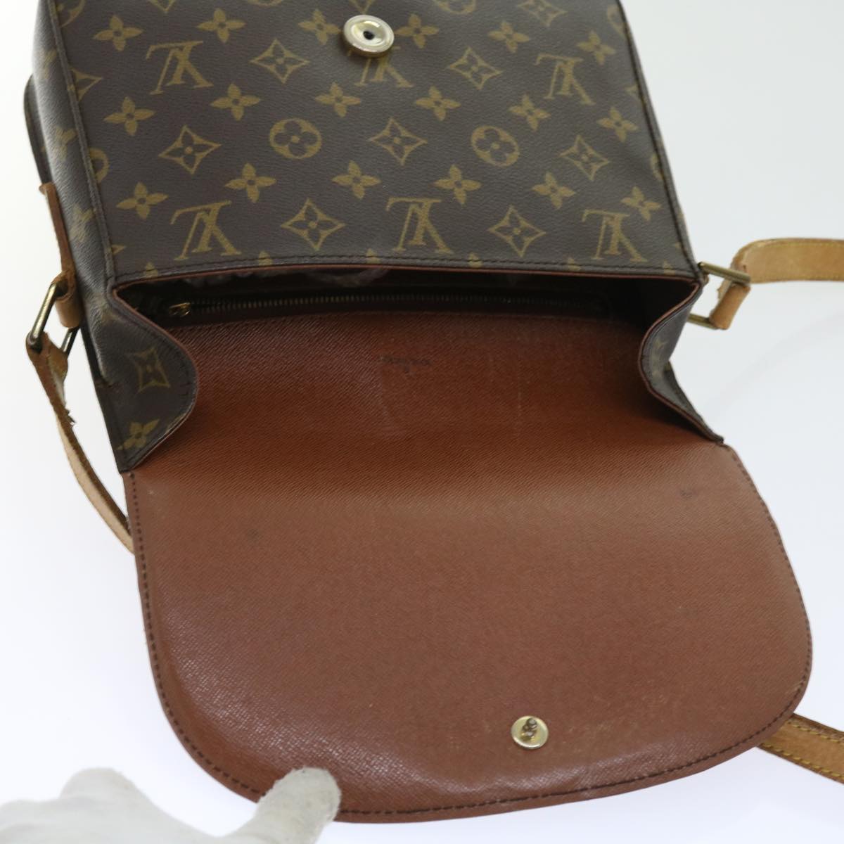 LOUIS VUITTON Monogram Saint Cloud GM Shoulder Bag M51242 LV fm2815