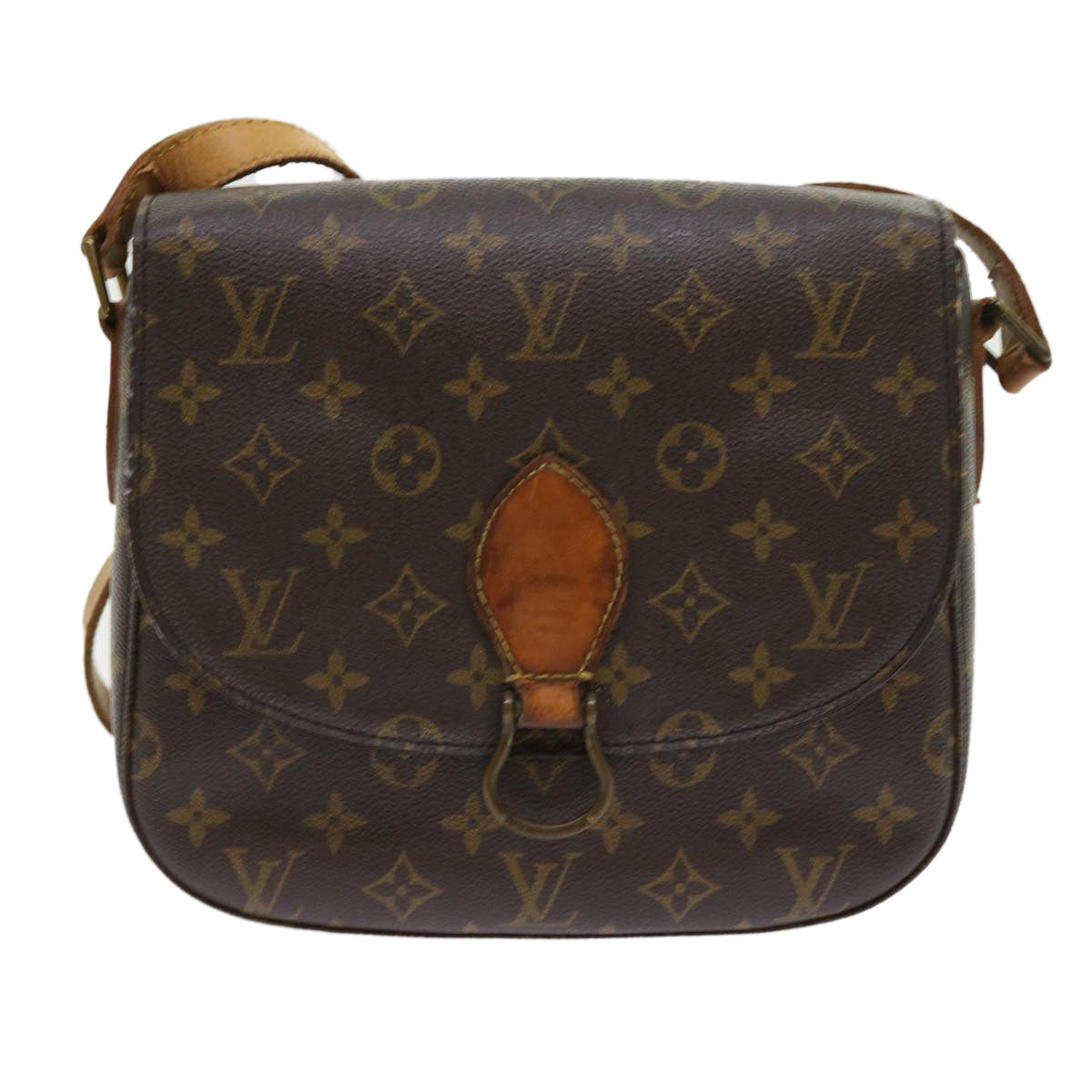 LOUIS VUITTON Monogram Saint Cloud GM Shoulder Bag M51242 LV fm2815