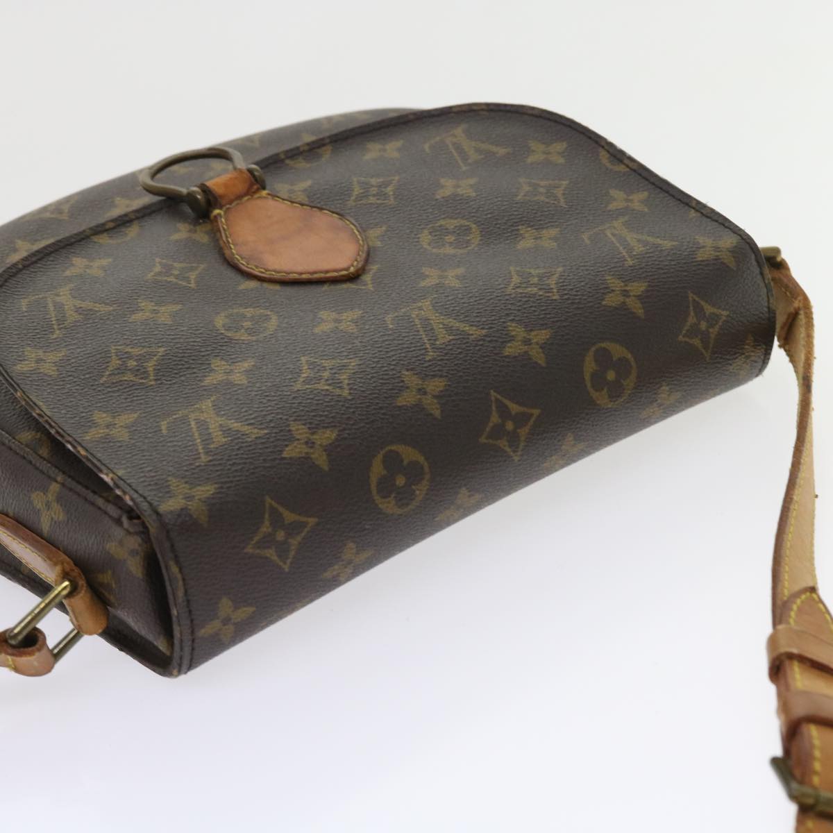 LOUIS VUITTON Monogram Saint Cloud GM Shoulder Bag M51242 LV fm2815