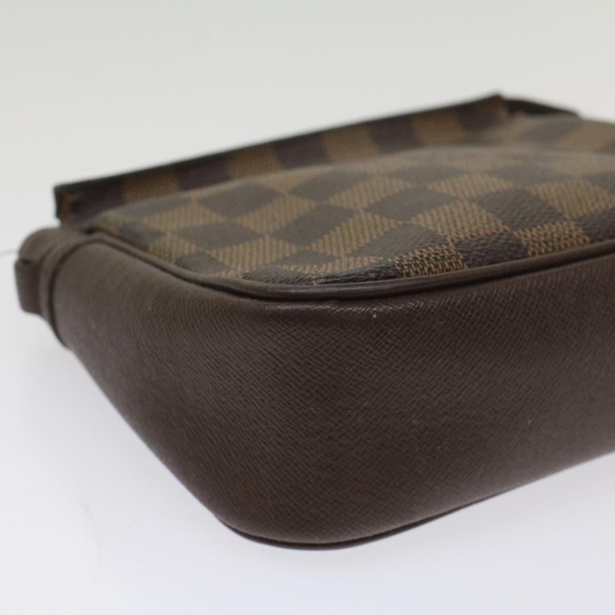 LOUIS VUITTON Damier Ebene Trousse Makeup Pouch N51982 LV fm2822