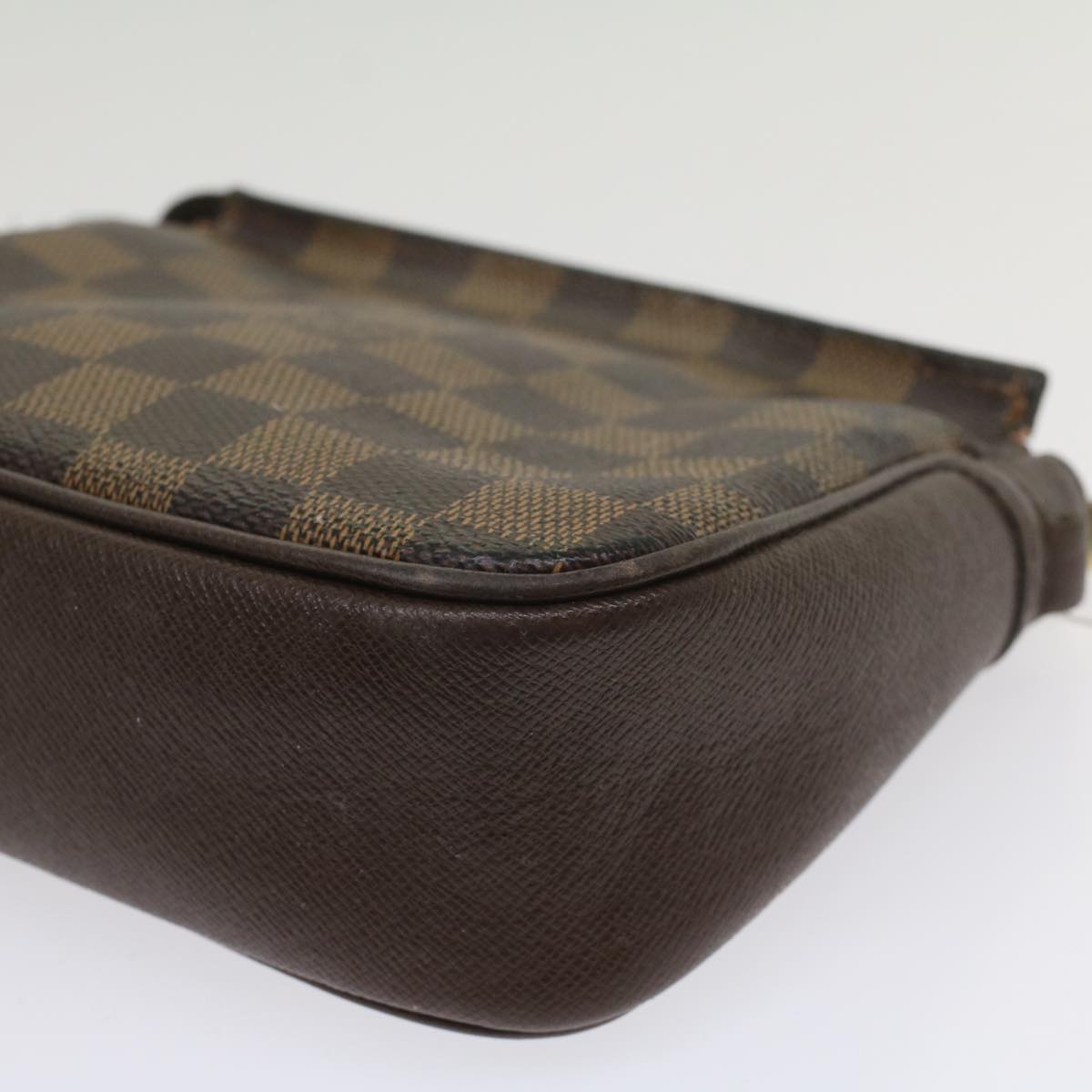 LOUIS VUITTON Damier Ebene Trousse Makeup Pouch N51982 LV fm2822