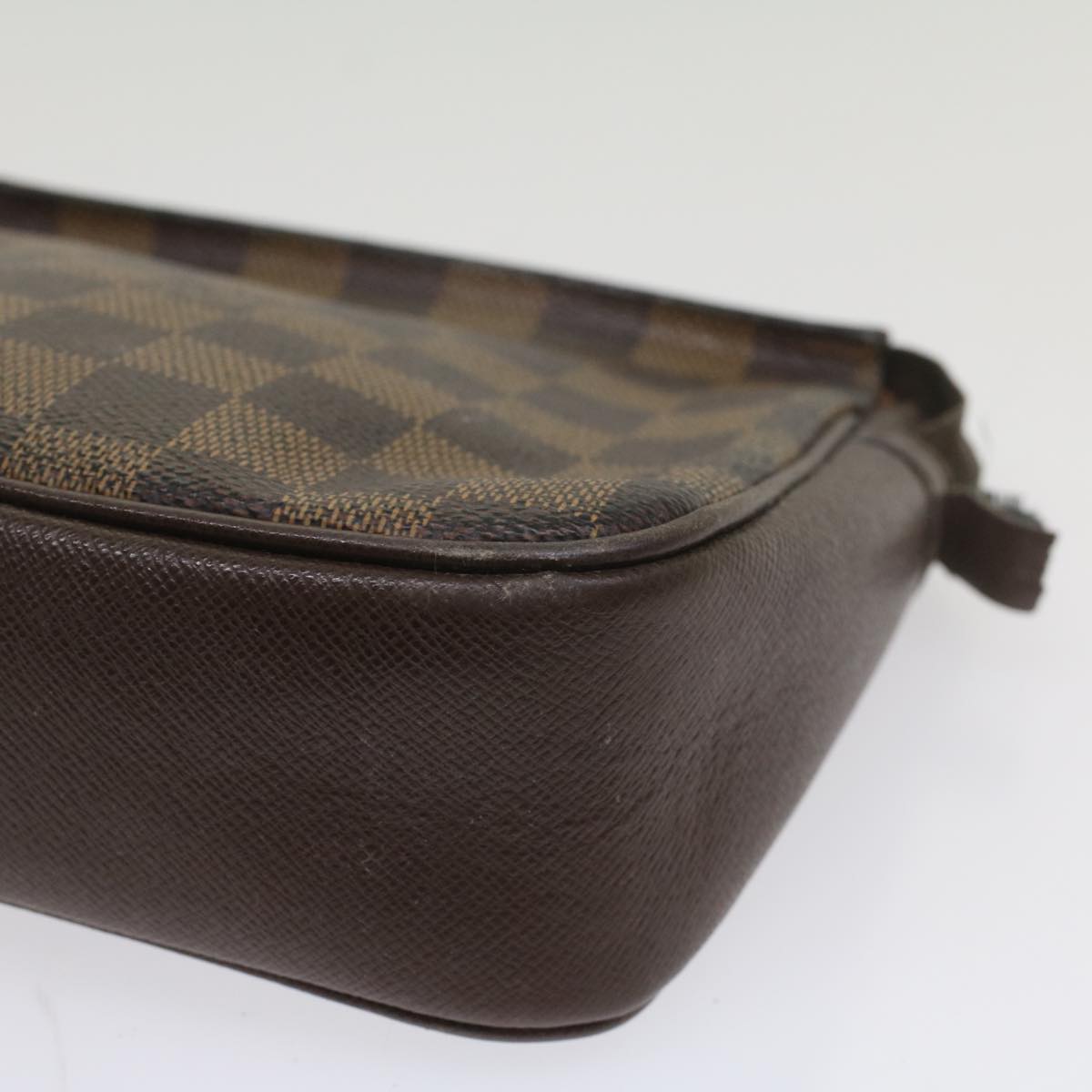 LOUIS VUITTON Damier Ebene Trousse Makeup Pouch N51982 LV fm2822
