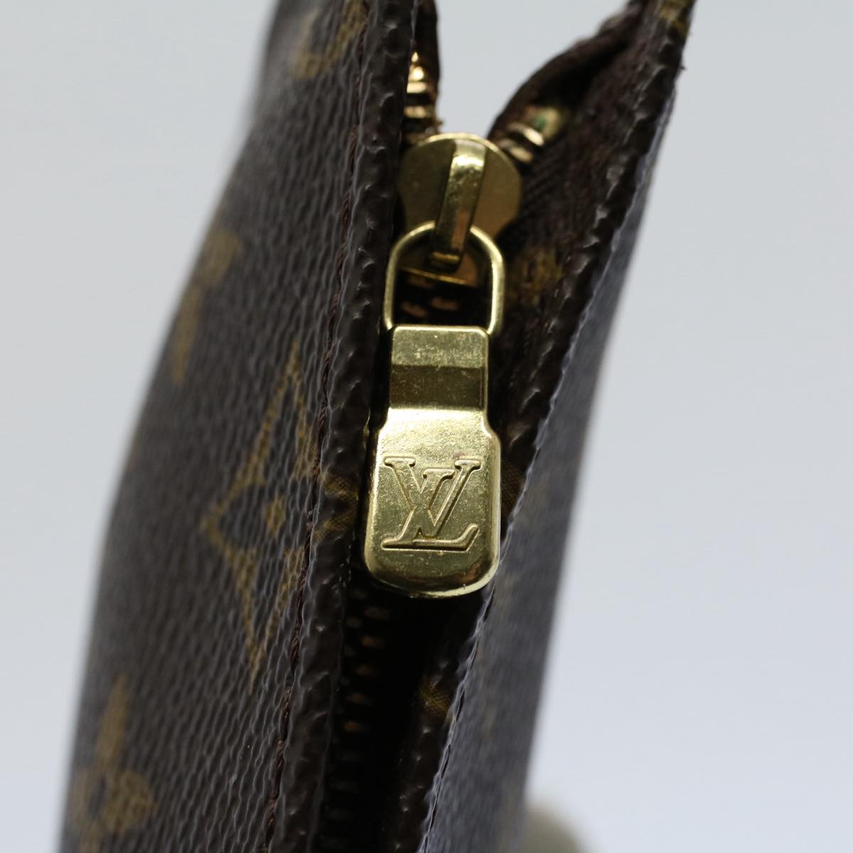 LOUIS VUITTON Monogram Bucket PM Accessory Pouch LV fm2823