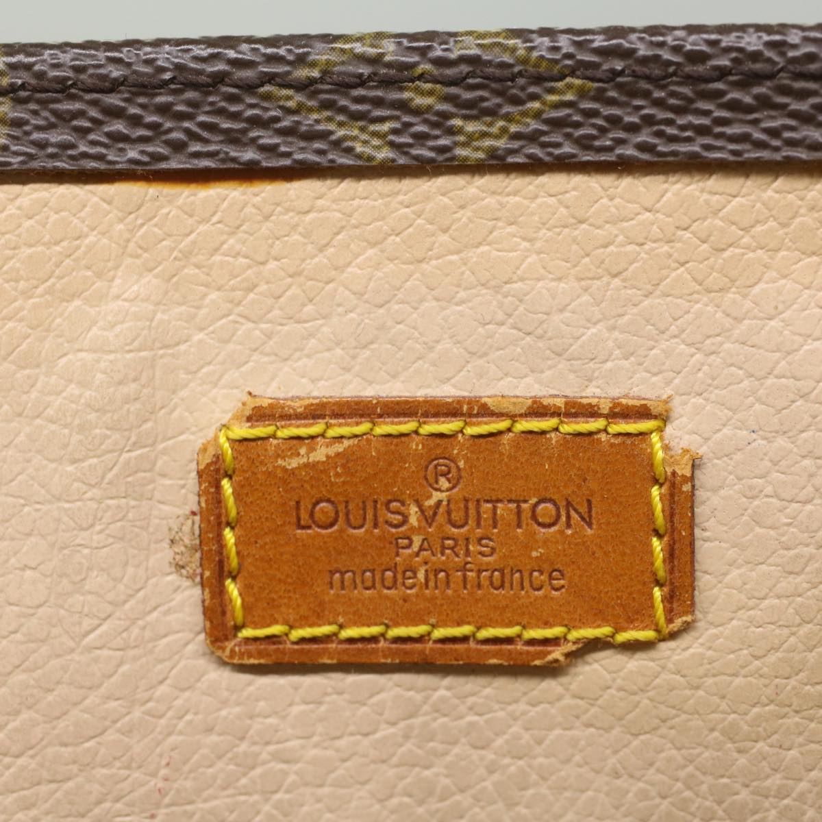 LOUIS VUITTON Monogram Sac Plat Hand Bag M51140 LV fm2825