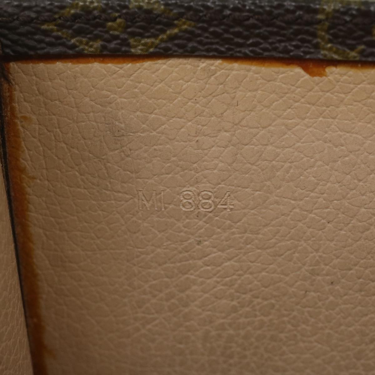LOUIS VUITTON Monogram Sac Plat Hand Bag M51140 LV fm2825