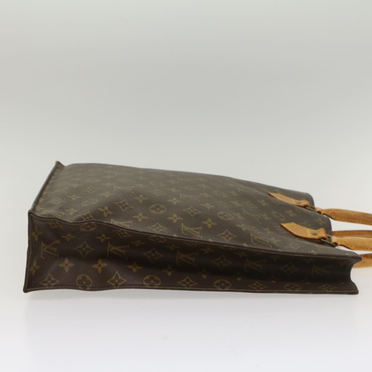 LOUIS VUITTON Monogram Sac Plat Hand Bag M51140 LV fm2825