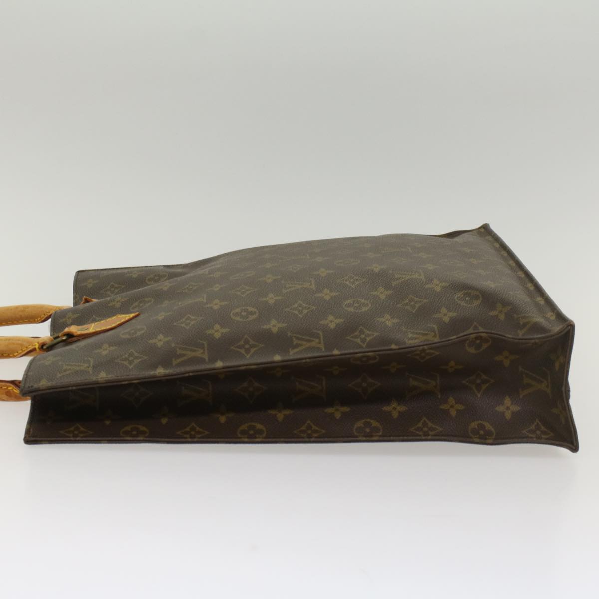 LOUIS VUITTON Monogram Sac Plat Hand Bag M51140 LV fm2825