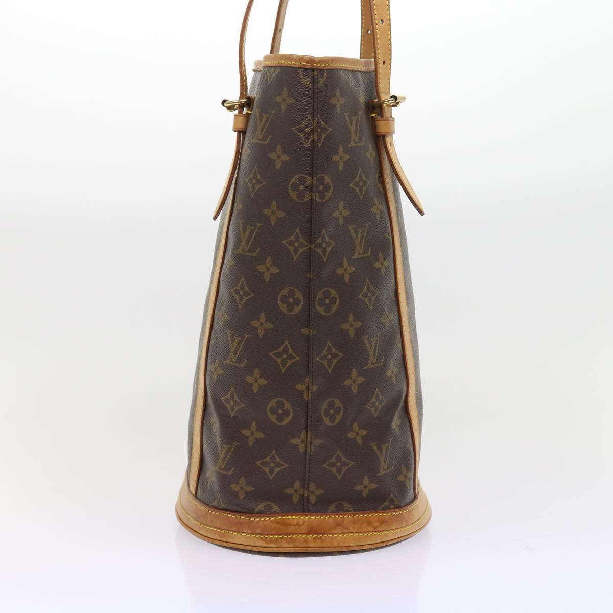 LOUIS VUITTON Monogram Bucket GM Shoulder Bag M42236 LV fm2826