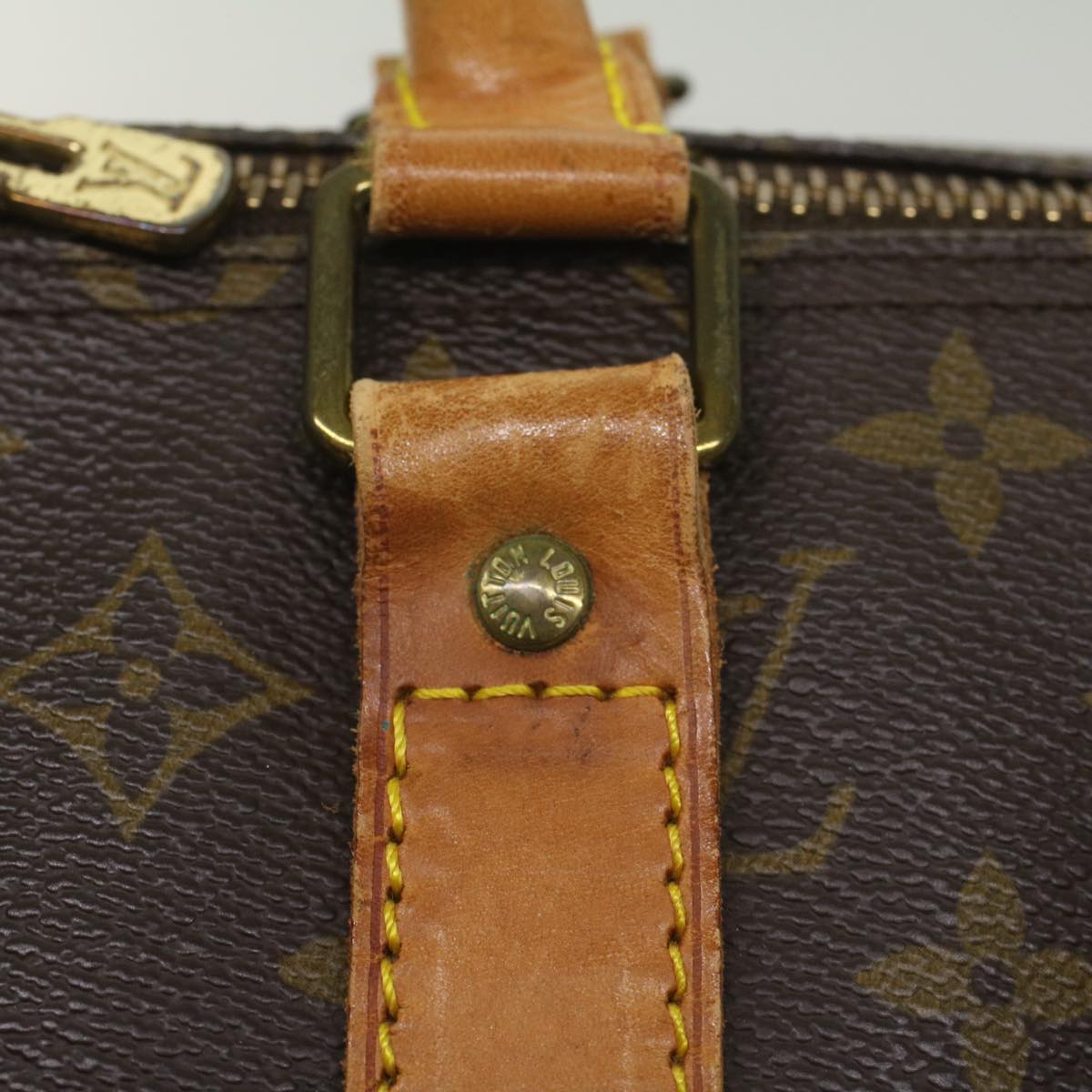 LOUIS VUITTON Monogram Keepall Bandouliere 55 Boston Bag M41414 LV fm2830