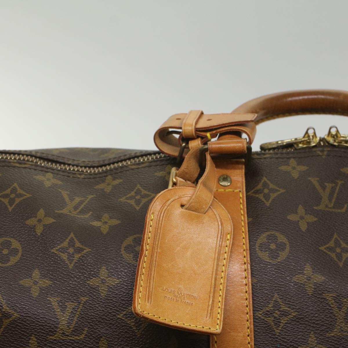 LOUIS VUITTON Monogram Keepall Bandouliere 55 Boston Bag M41414 LV fm2830