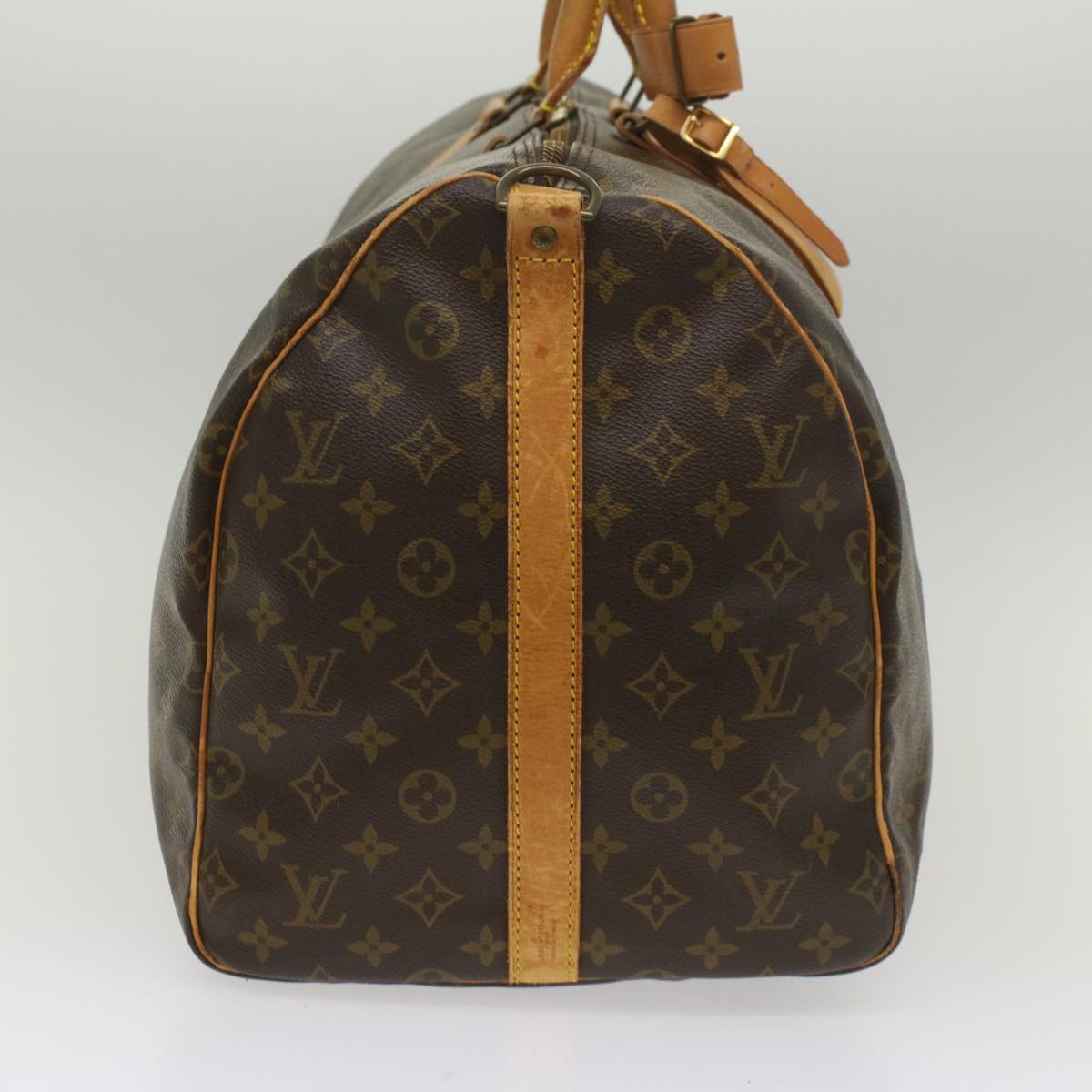 LOUIS VUITTON Monogram Keepall Bandouliere 55 Boston Bag M41414 LV fm2830