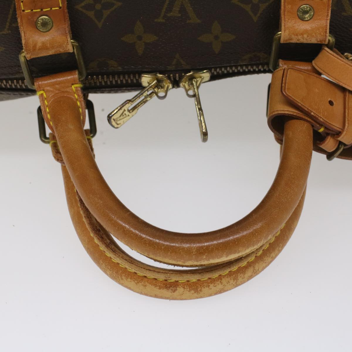 LOUIS VUITTON Monogram Keepall Bandouliere 55 Boston Bag M41414 LV fm2830