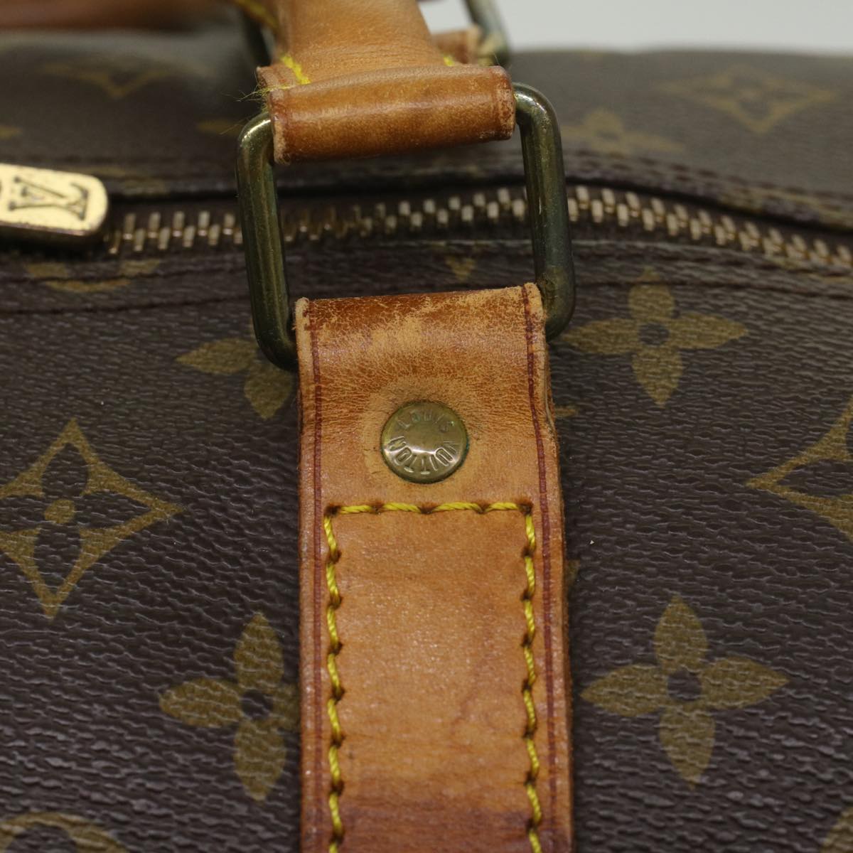 LOUIS VUITTON Monogram Keepall Bandouliere 60 Boston Bag M41412 LV fm2831