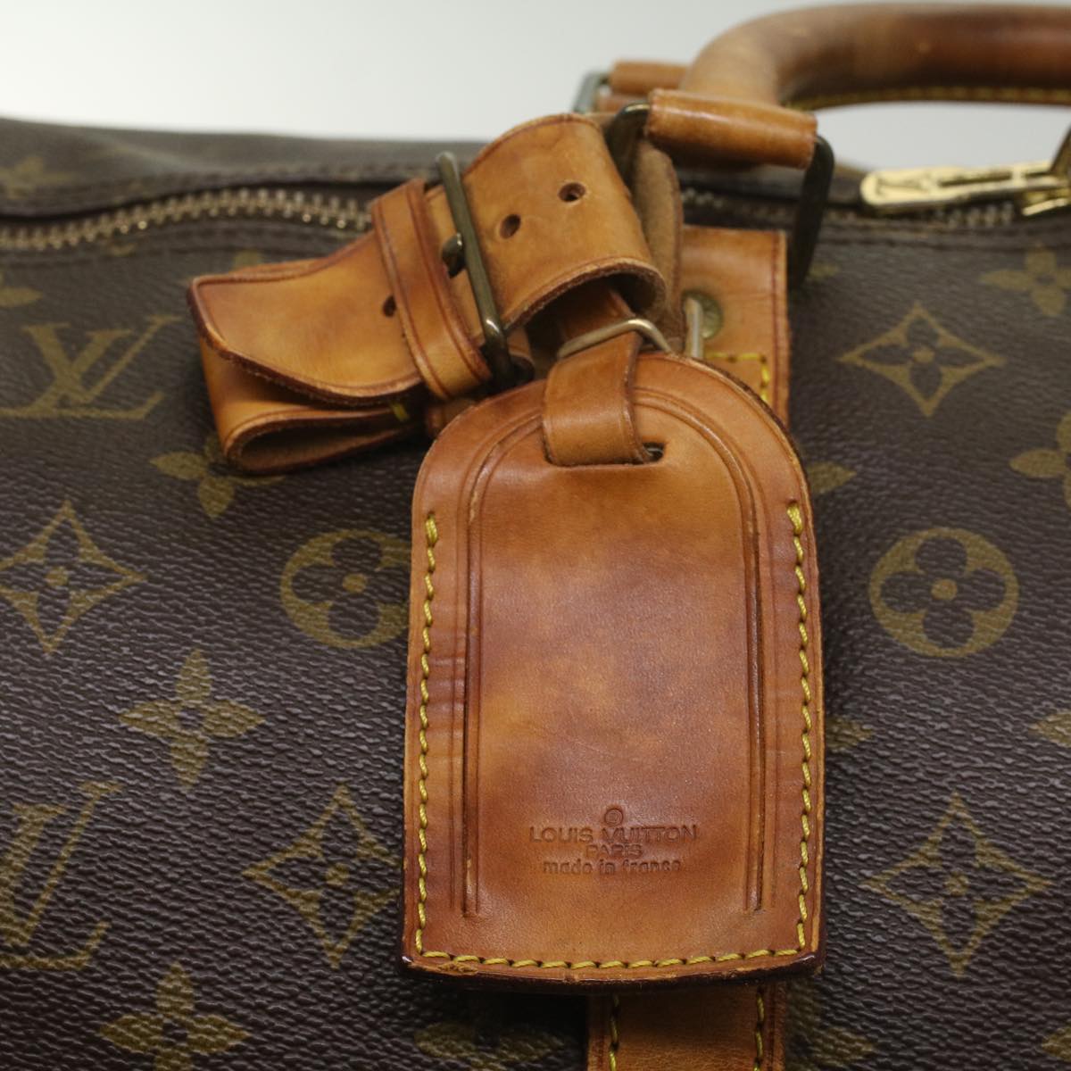 LOUIS VUITTON Monogram Keepall Bandouliere 60 Boston Bag M41412 LV fm2831