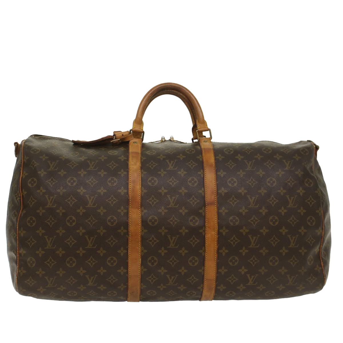 LOUIS VUITTON Monogram Keepall Bandouliere 60 Boston Bag M41412 LV fm2831