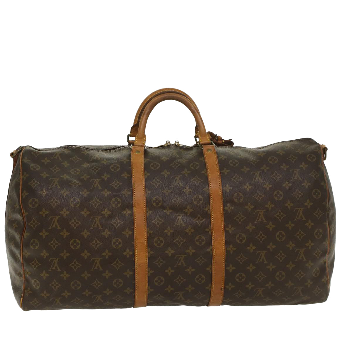 LOUIS VUITTON Monogram Keepall Bandouliere 60 Boston Bag M41412 LV fm2831
