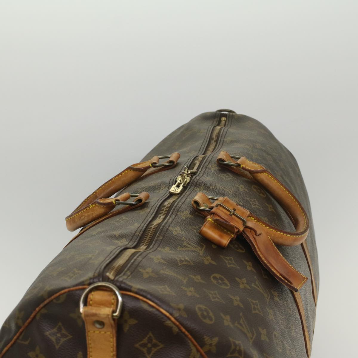 LOUIS VUITTON Monogram Keepall Bandouliere 60 Boston Bag M41412 LV fm2831